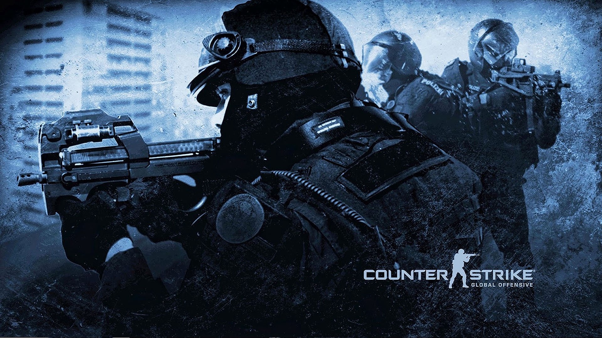 Counter Strike Global Offensive soldiers with guns HD Wallpaper