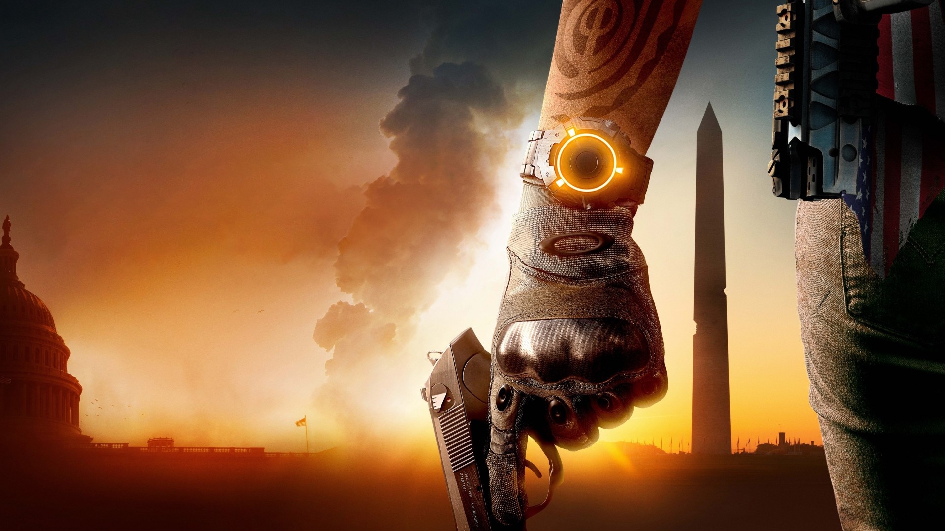The Division 2 Washington DC Capitol Building and Monument HD Wallpaper