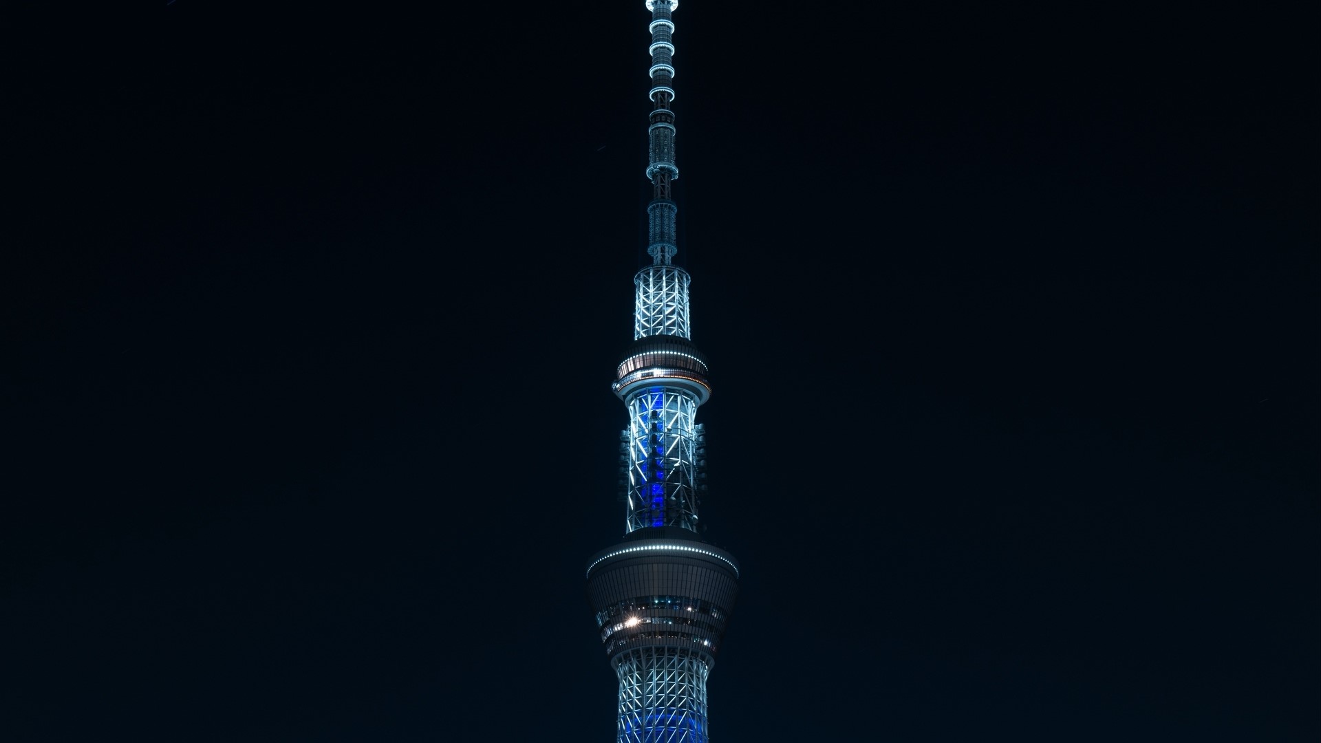 Tokyo Skytree at night HD Wallpaper