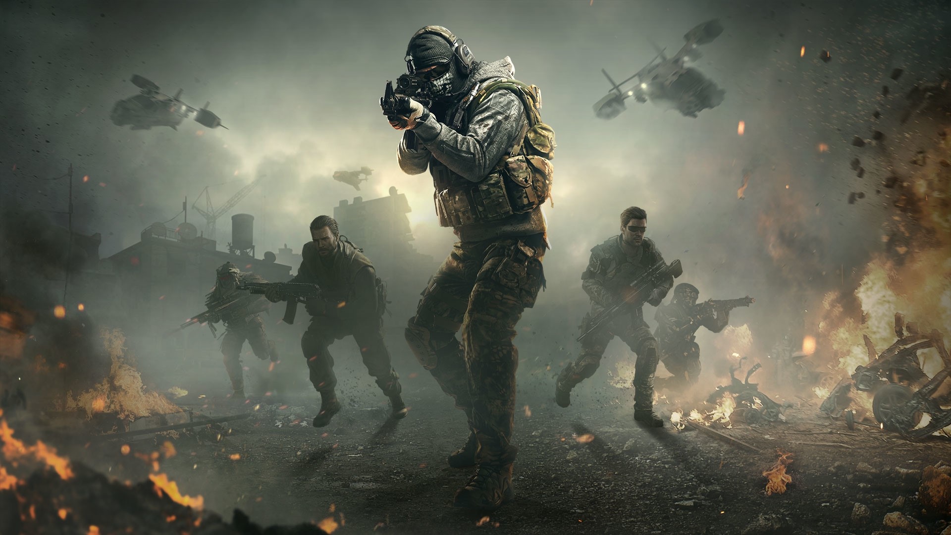 Call of Duty Mobile soldiers in combat HD Wallpaper