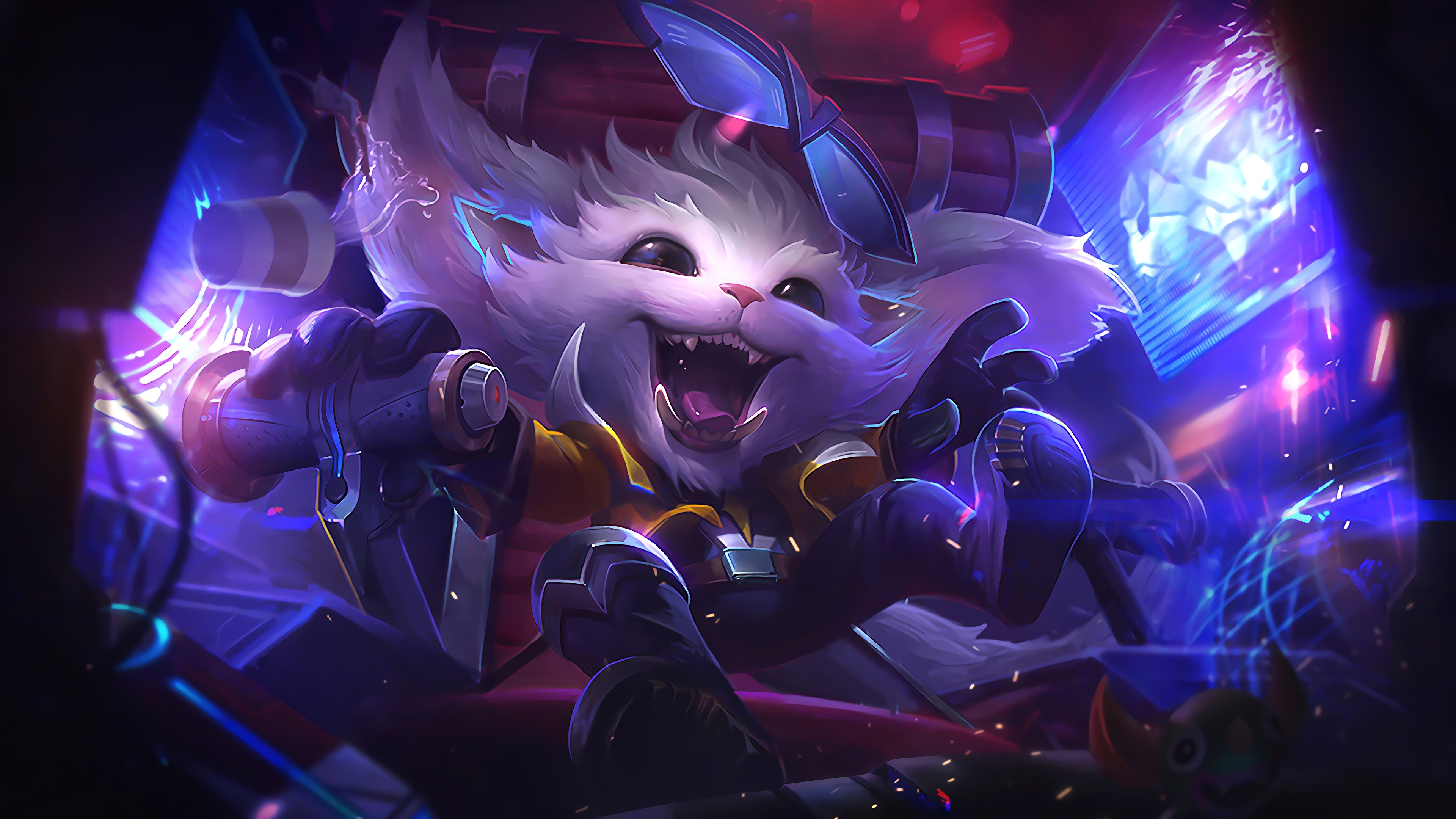 Gnar from League of Legends 4K HD Wallpaper