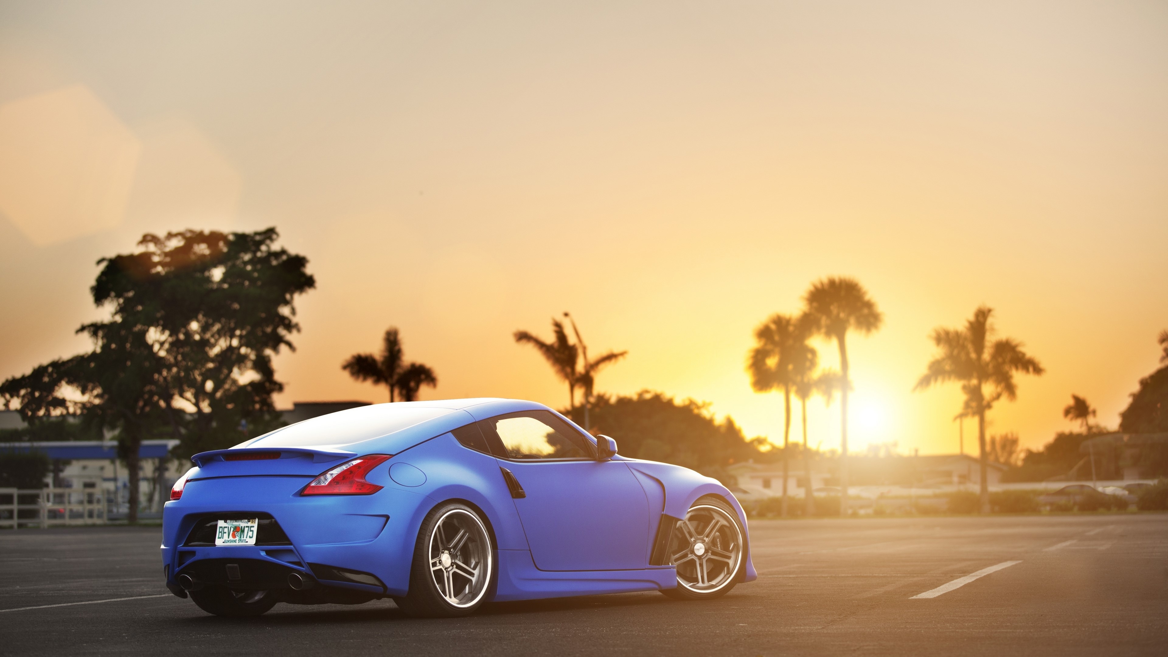 4K Nissan 370Z at Sunset HD Wallpaper