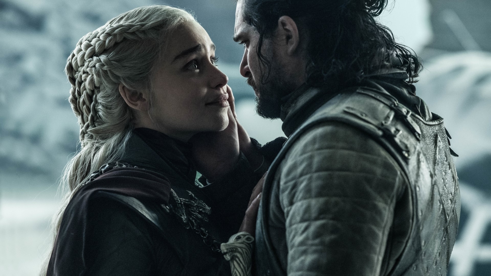 Daenerys Targaryen and Jon Snow from Game of Thrones HD Wallpaper