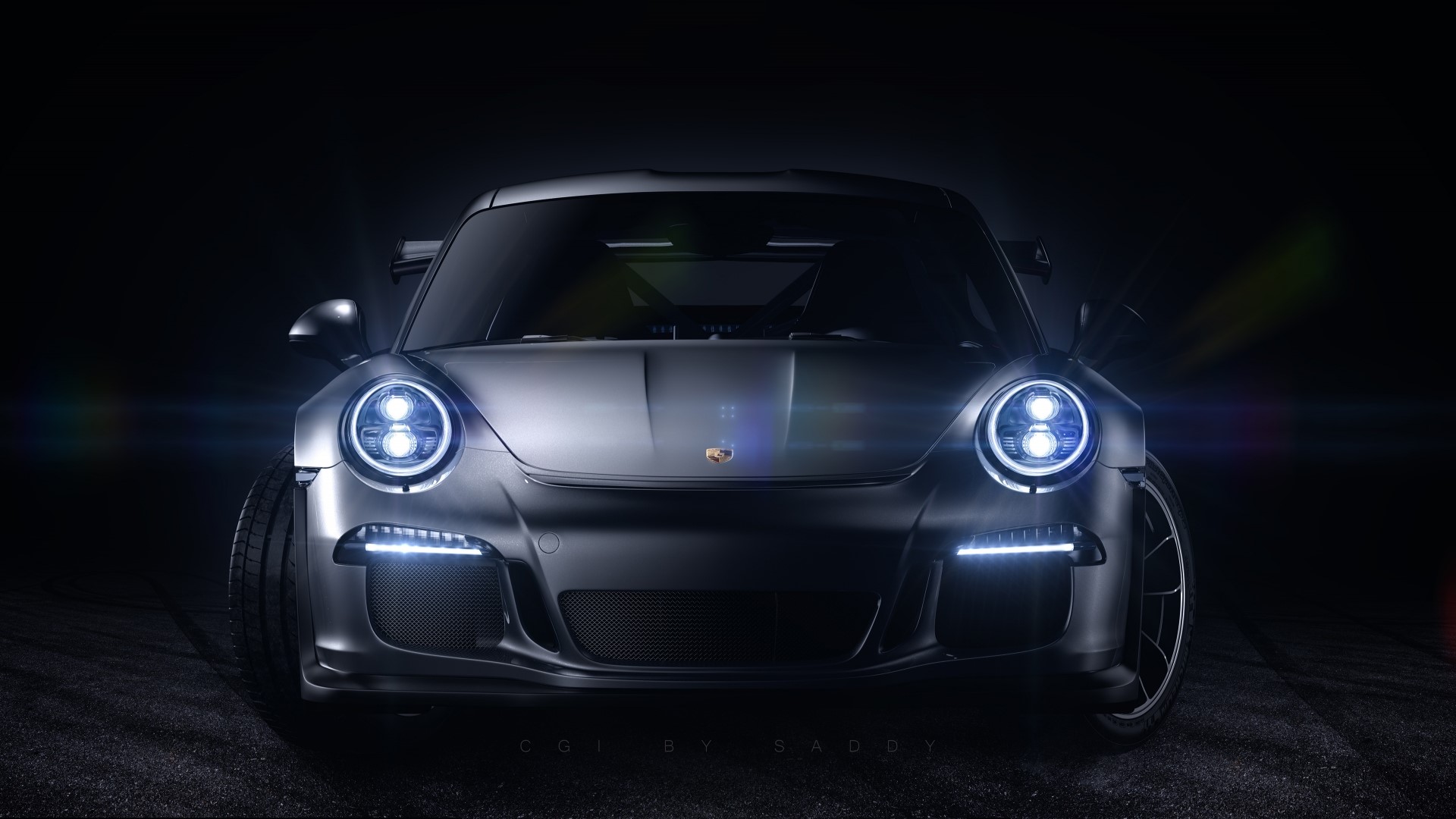 Porsche 911 GT3 front view HD Wallpaper