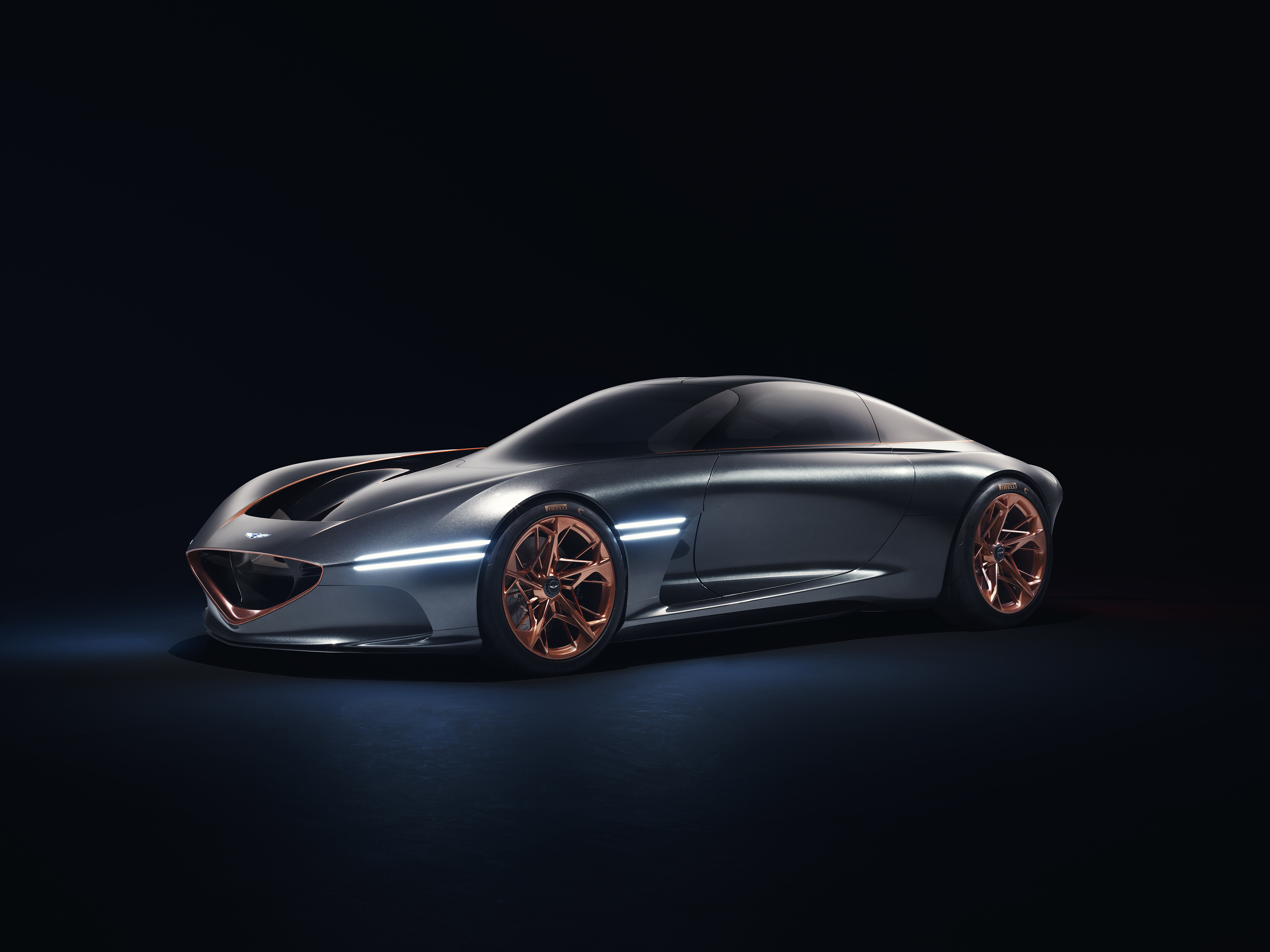 Genesis Essentia Concept car at 2018 New York Auto Show HD Wallpaper