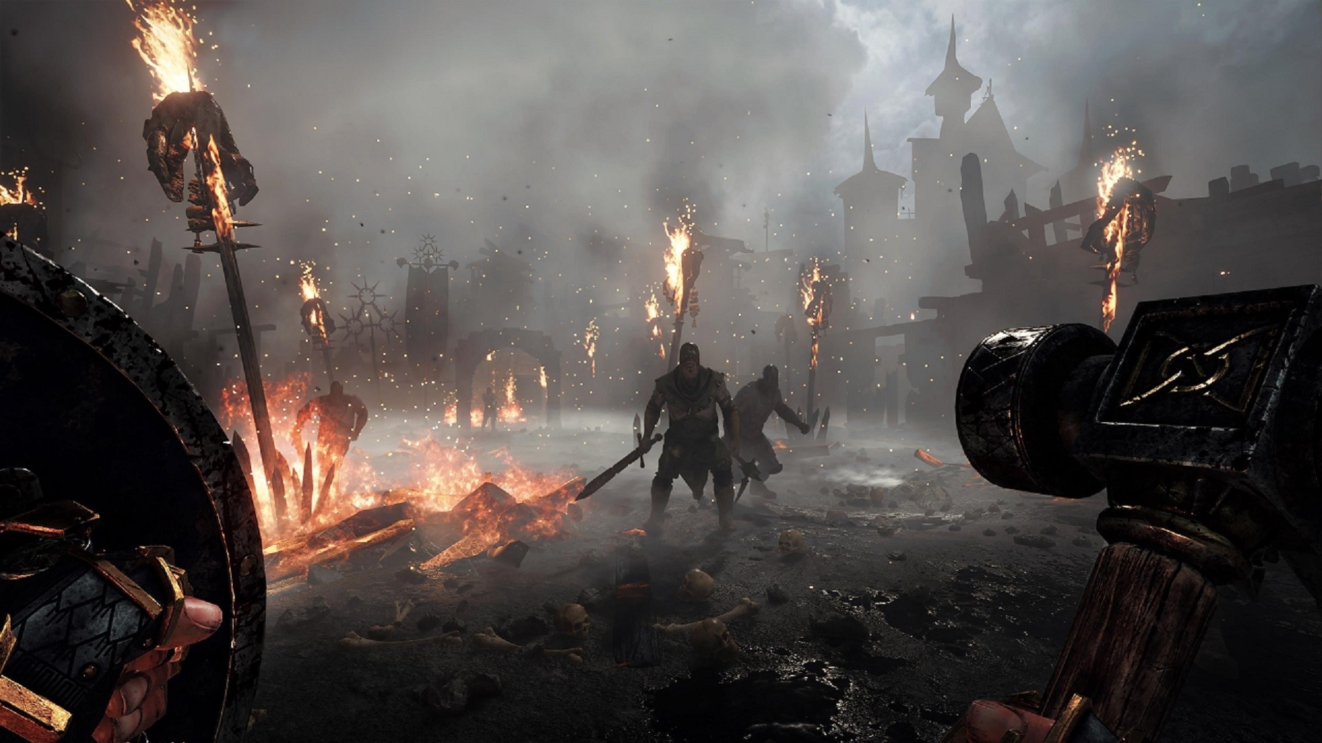 Warhammer Vermintide 2 first-person combat HD Wallpaper