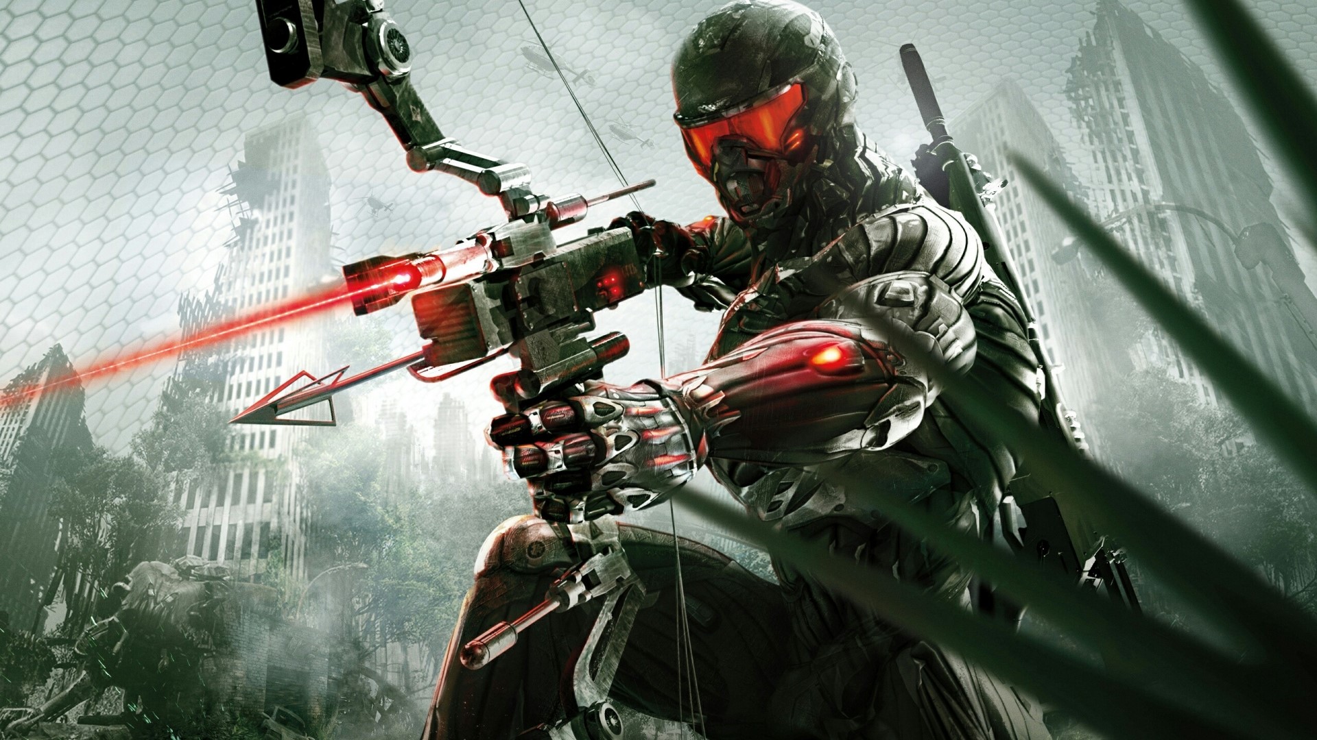 Prophet with bow from Crysis 3 HD Wallpaper