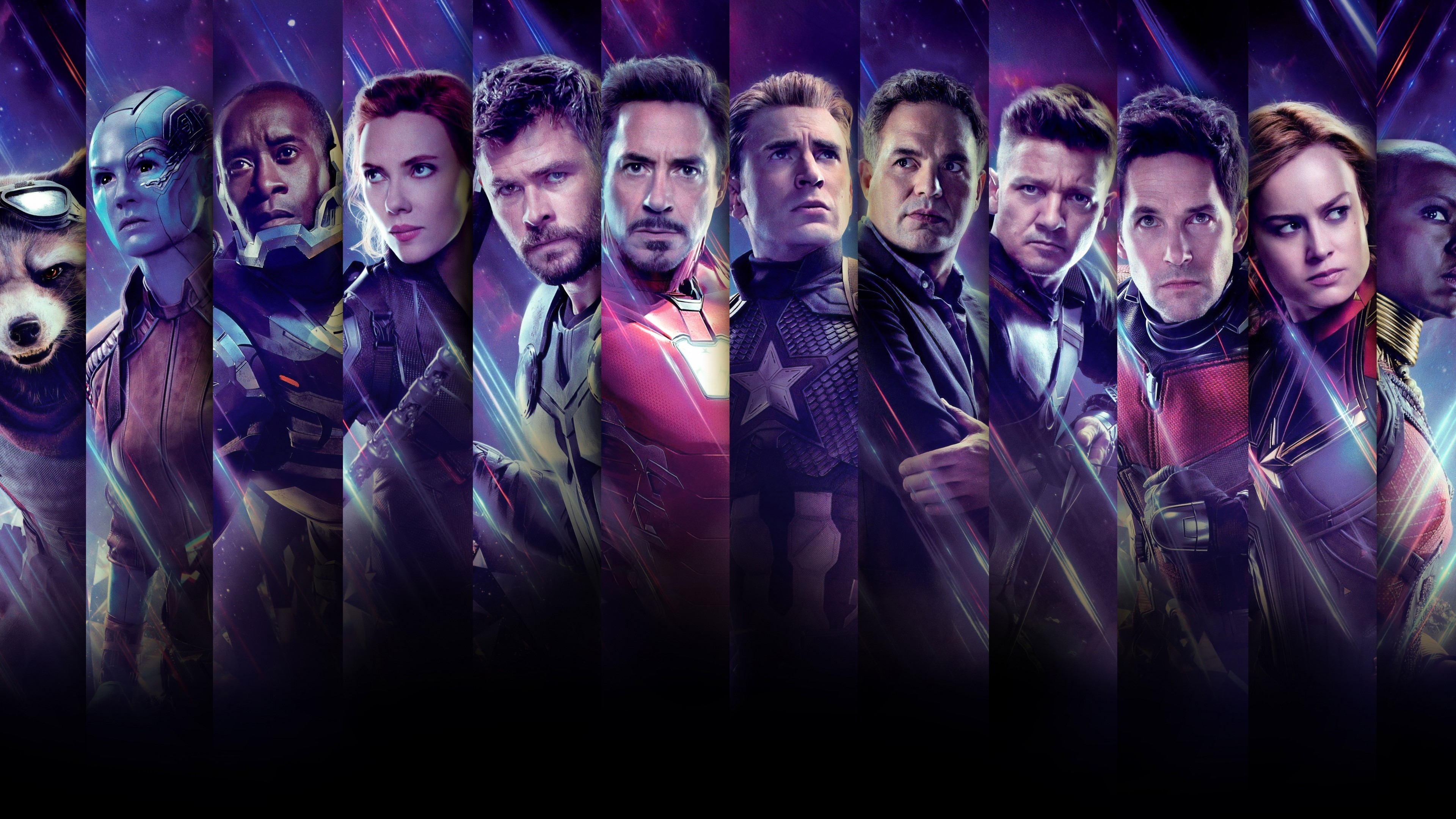 4K Avengers Endgame Characters Montage HD Wallpaper