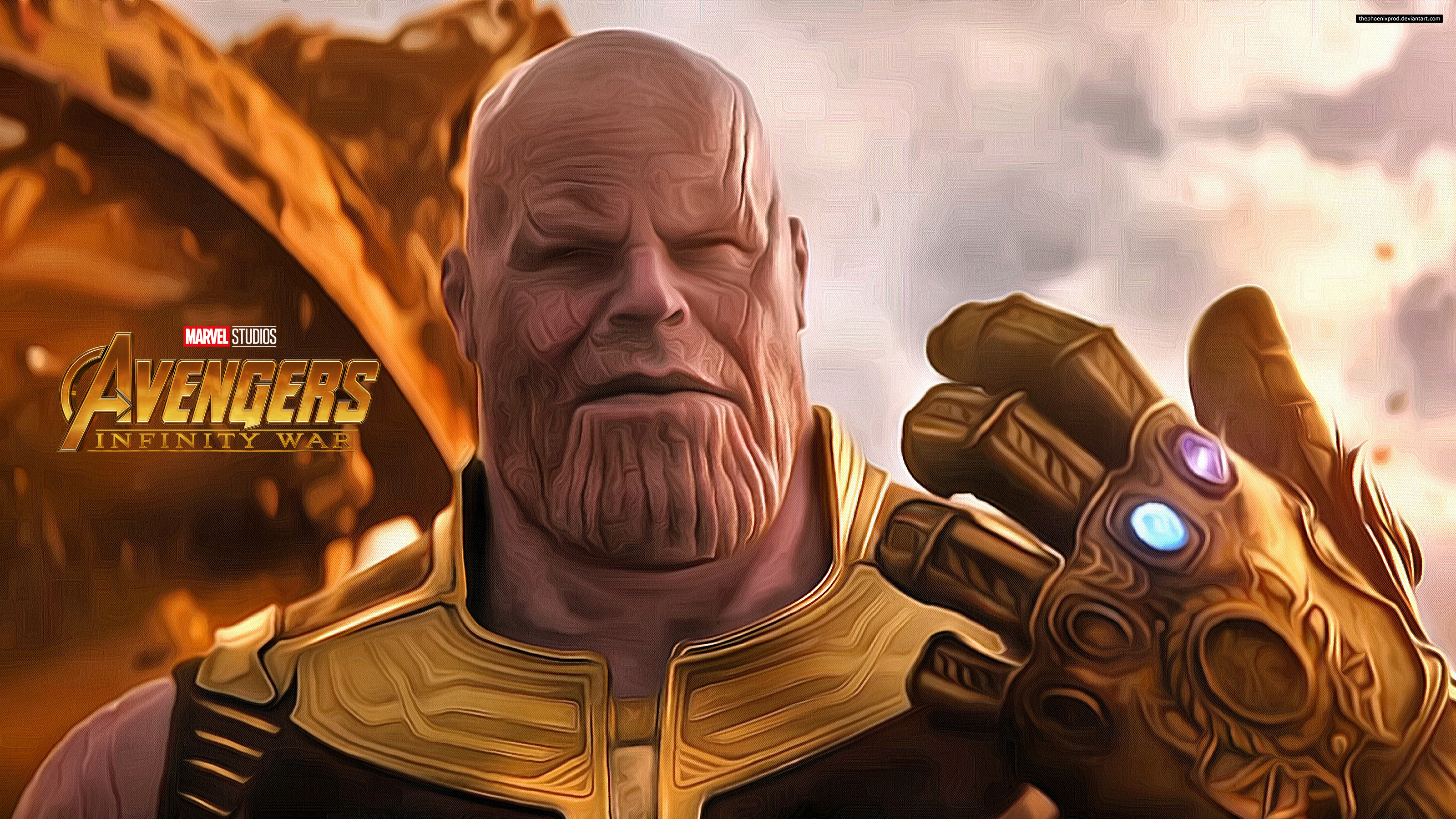 Thanos from Avengers: Infinity War HD Wallpaper