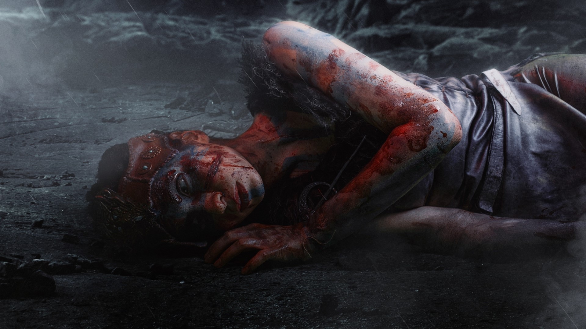 Senua from Hellblade Senuas Sacrifice Cosplay HD Wallpaper