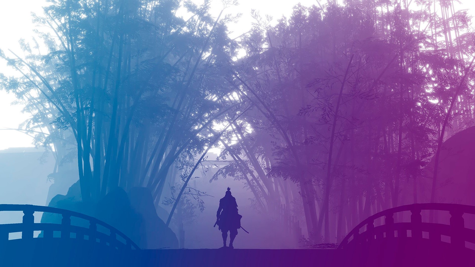 Sekiro: Shadows Die Twice Samurai on Bridge HD Wallpaper