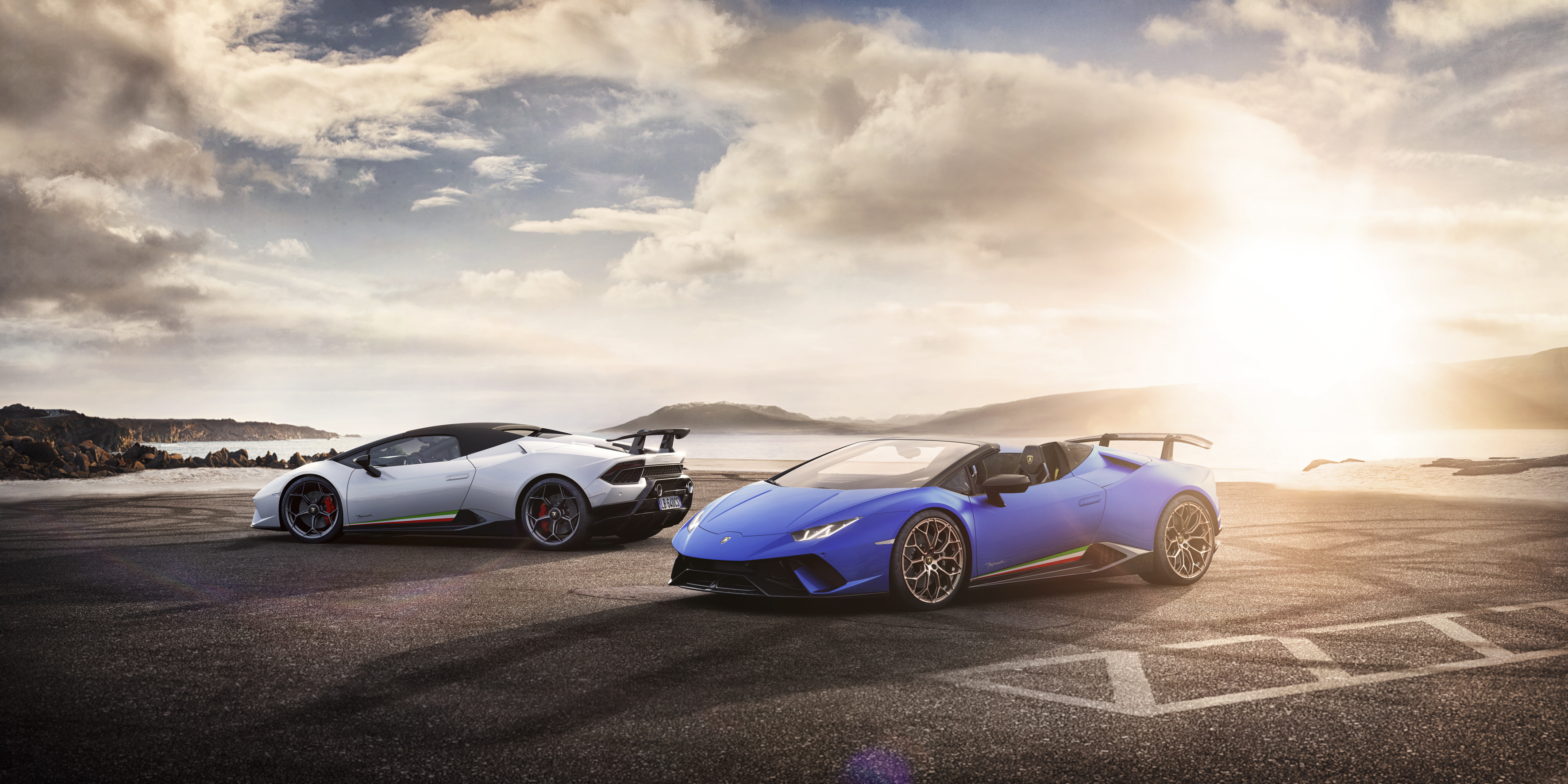 4K Lamborghini Huracan Performante Spyder at Geneva Motor Show HD Wallpaper
