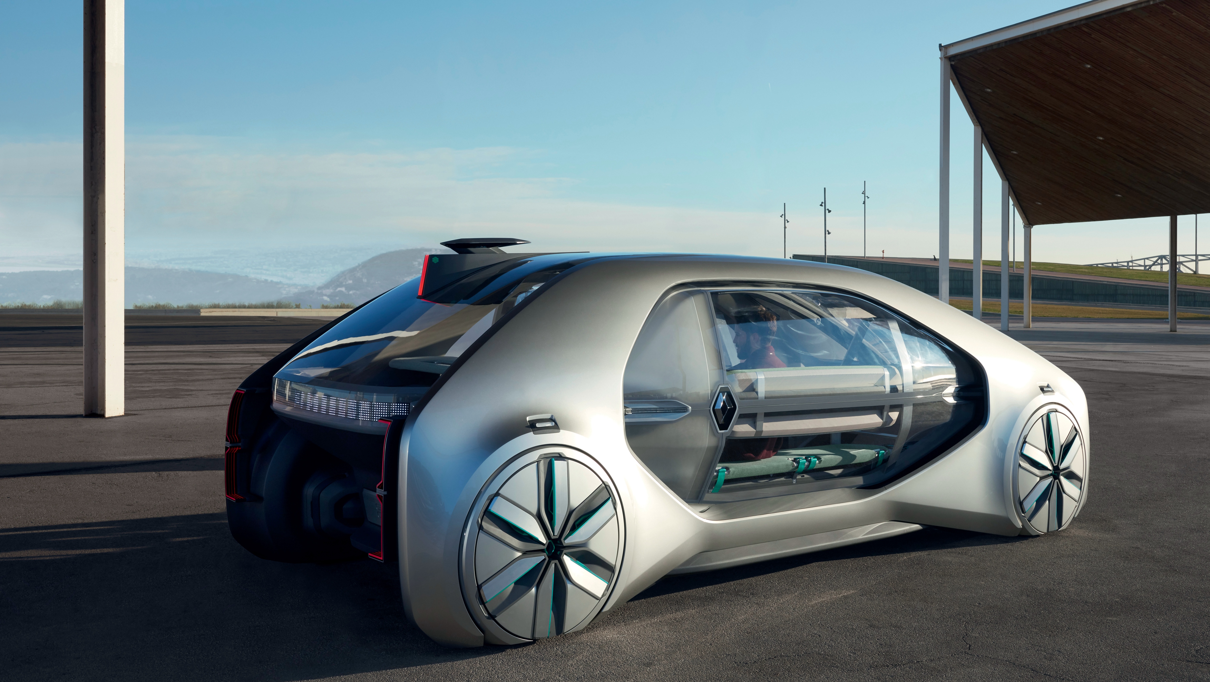 Renault EZ-GO concept car at Geneva Motor Show HD Wallpaper