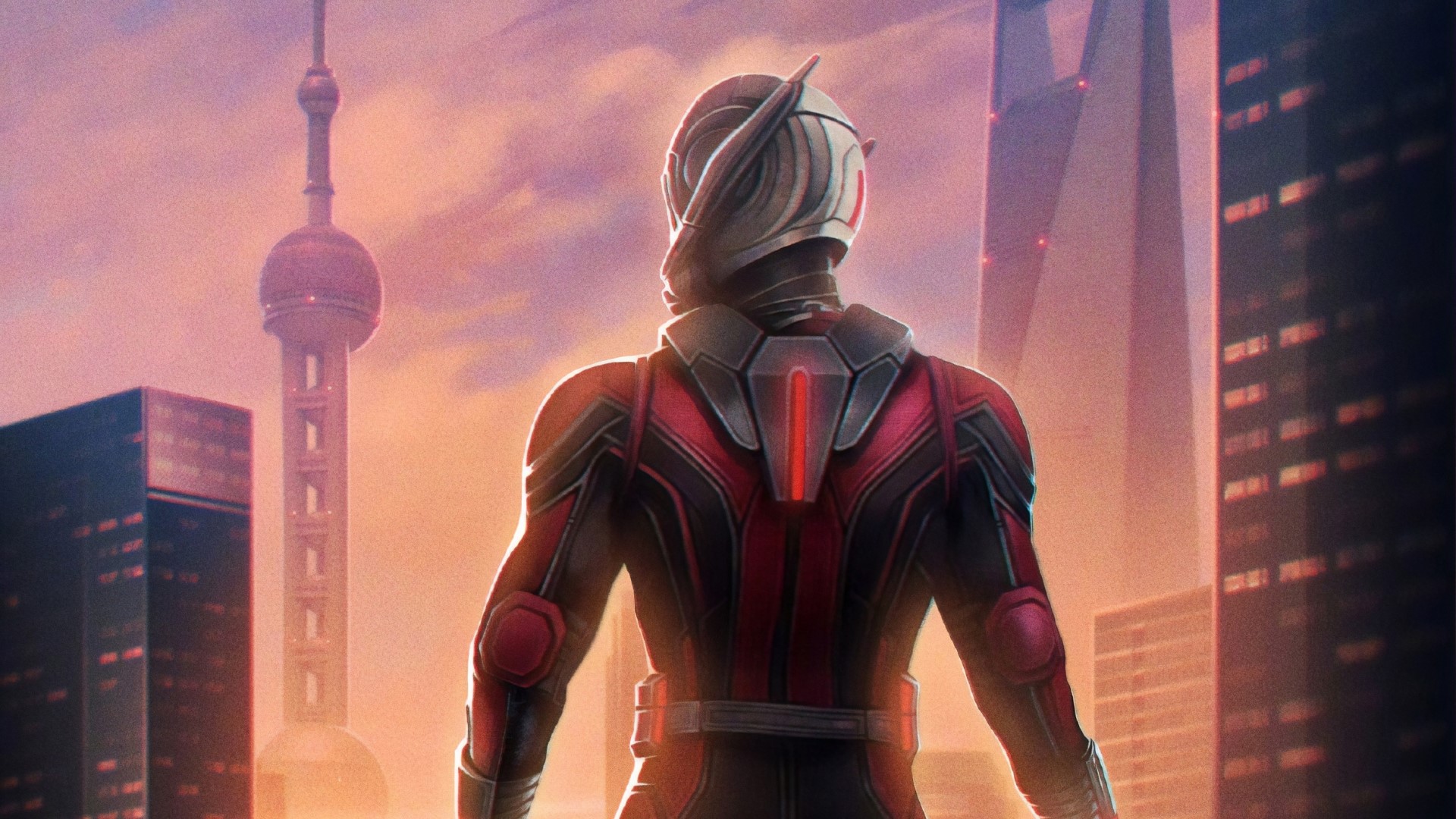 Ant-Man from Avengers Endgame in Shanghai HD Wallpaper