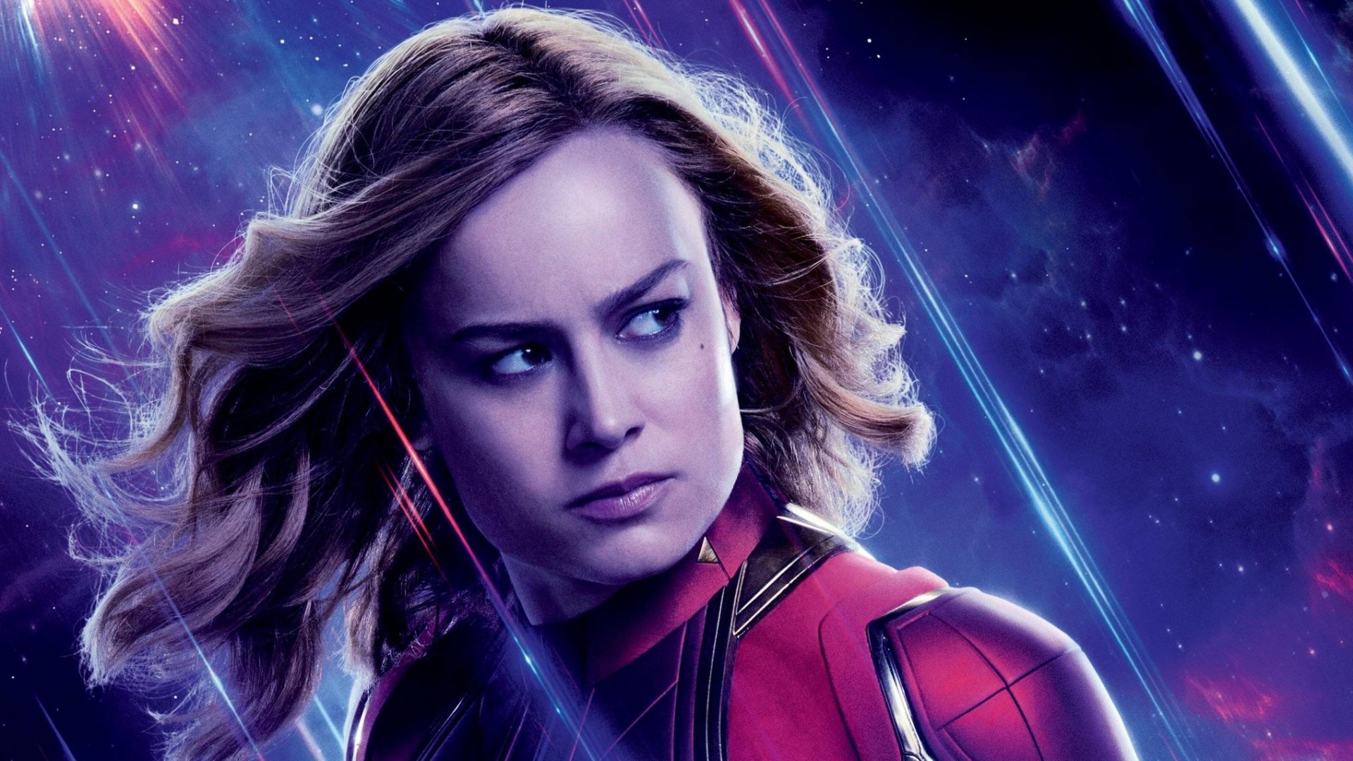 Captain Marvel from Avengers Endgame HD Wallpaper