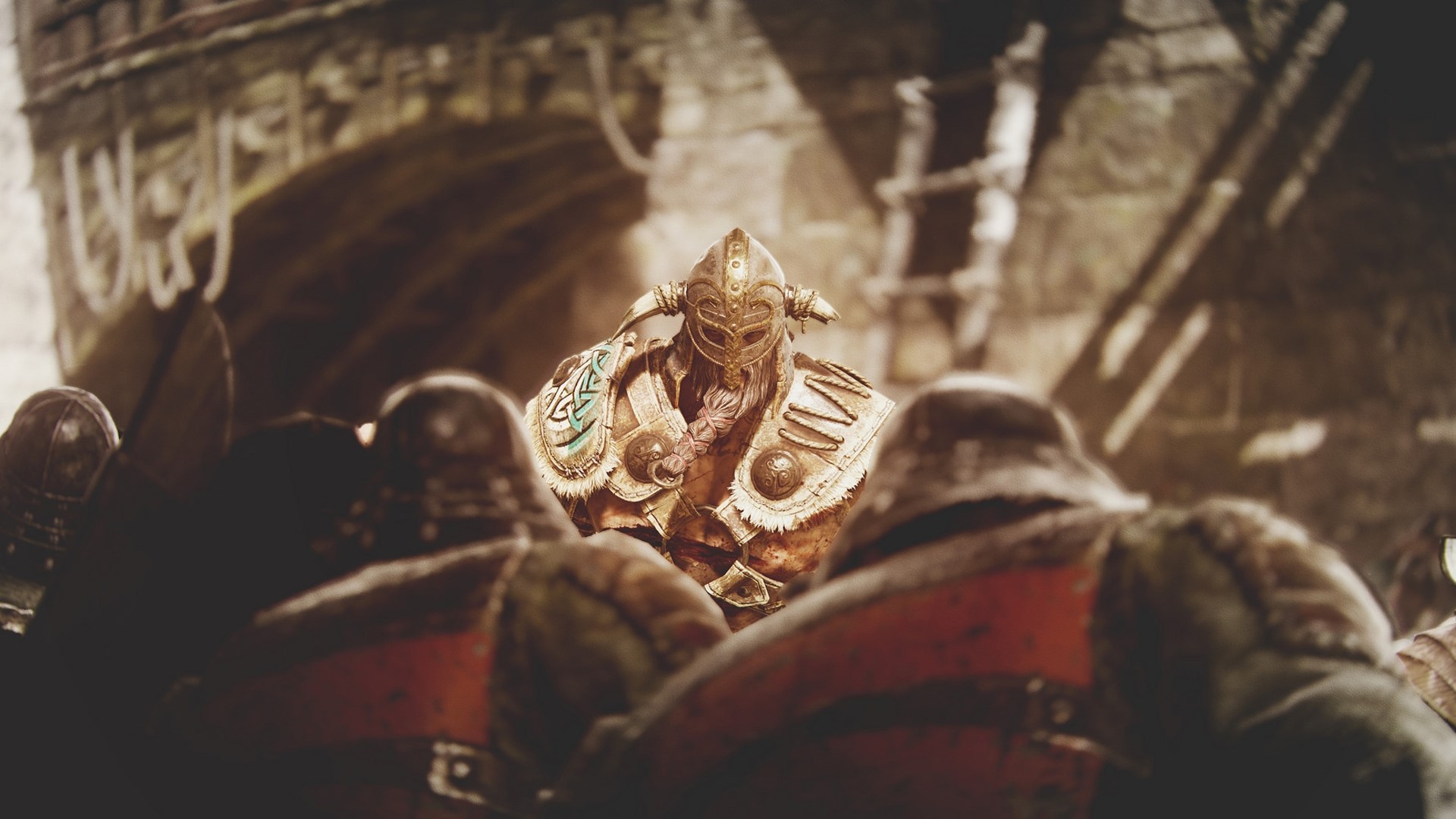 For Honor Viking warrior surrounded by soldiers HD Wallpaper