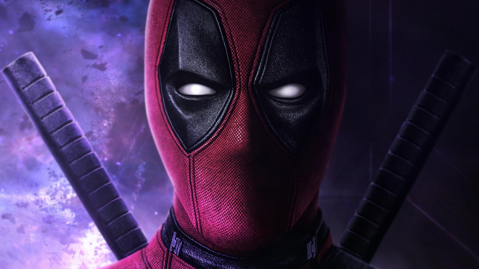 Deadpool with swords HD Wallpaper