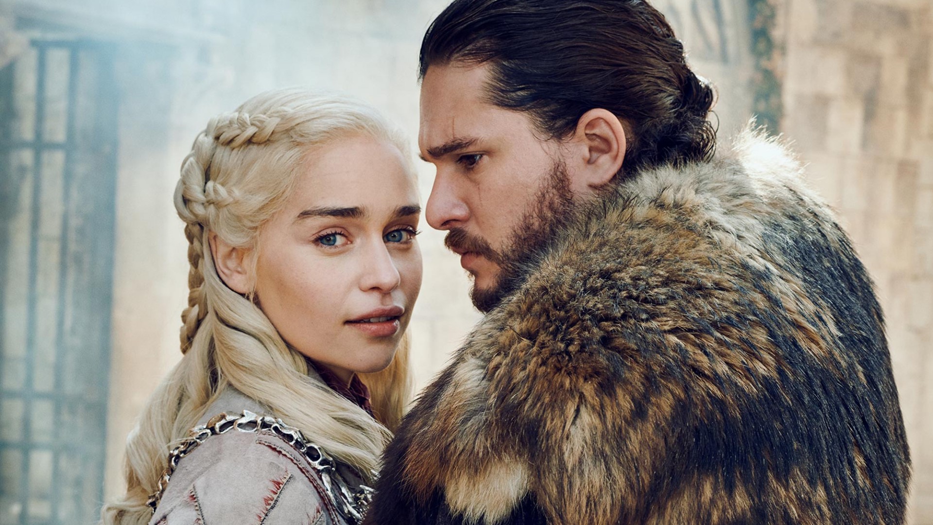 Daenerys Targaryen and Jon Snow from Game of Thrones HD Wallpaper