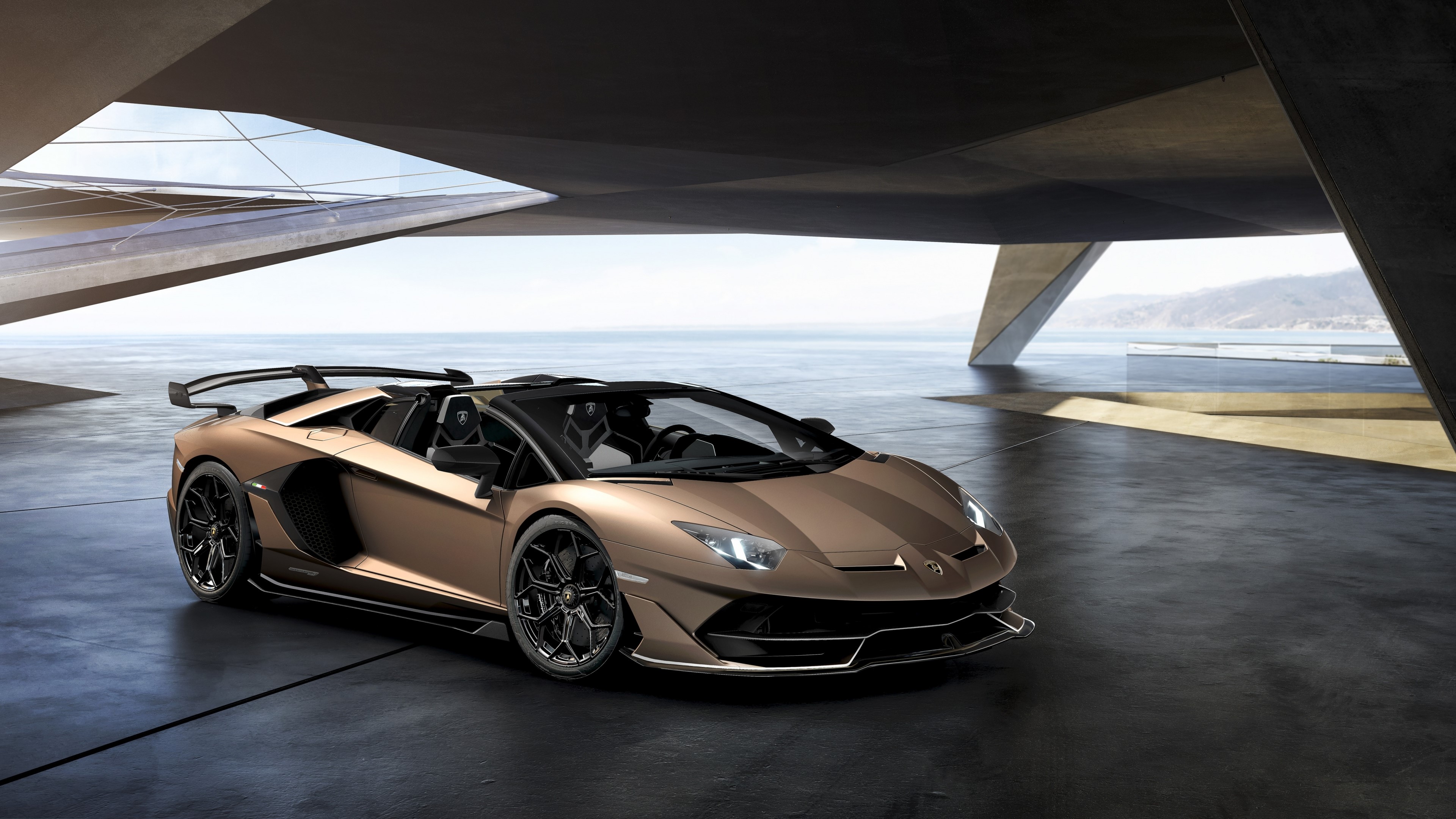 4K Lamborghini Aventador SVJ Roadster HD Wallpaper