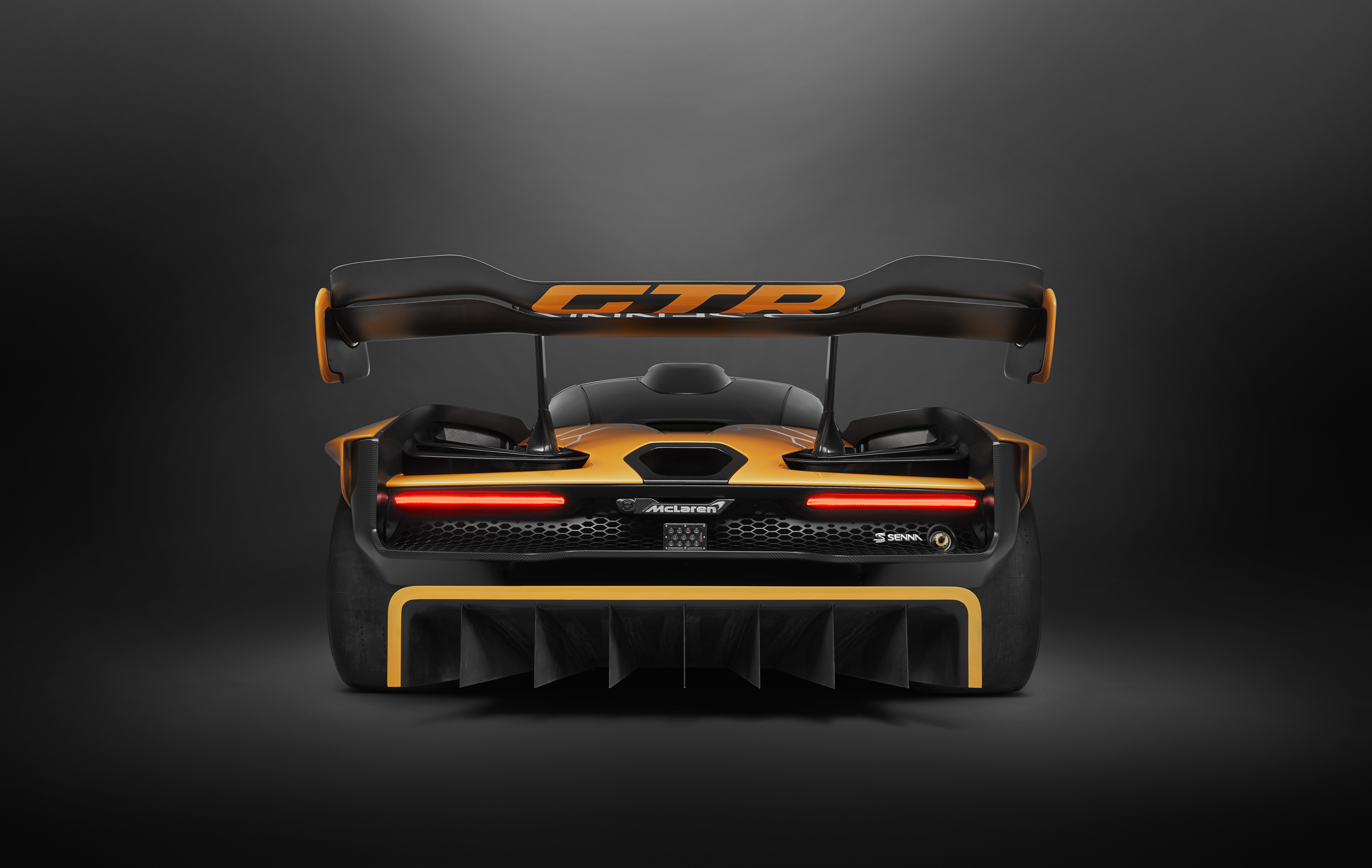 McLaren Senna GTR Concept rear view HD Wallpaper