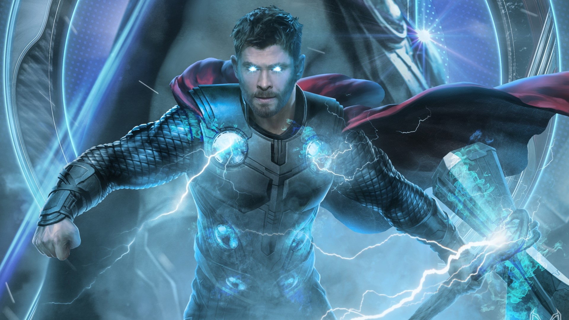 Thor from Avengers Endgame HD Wallpaper