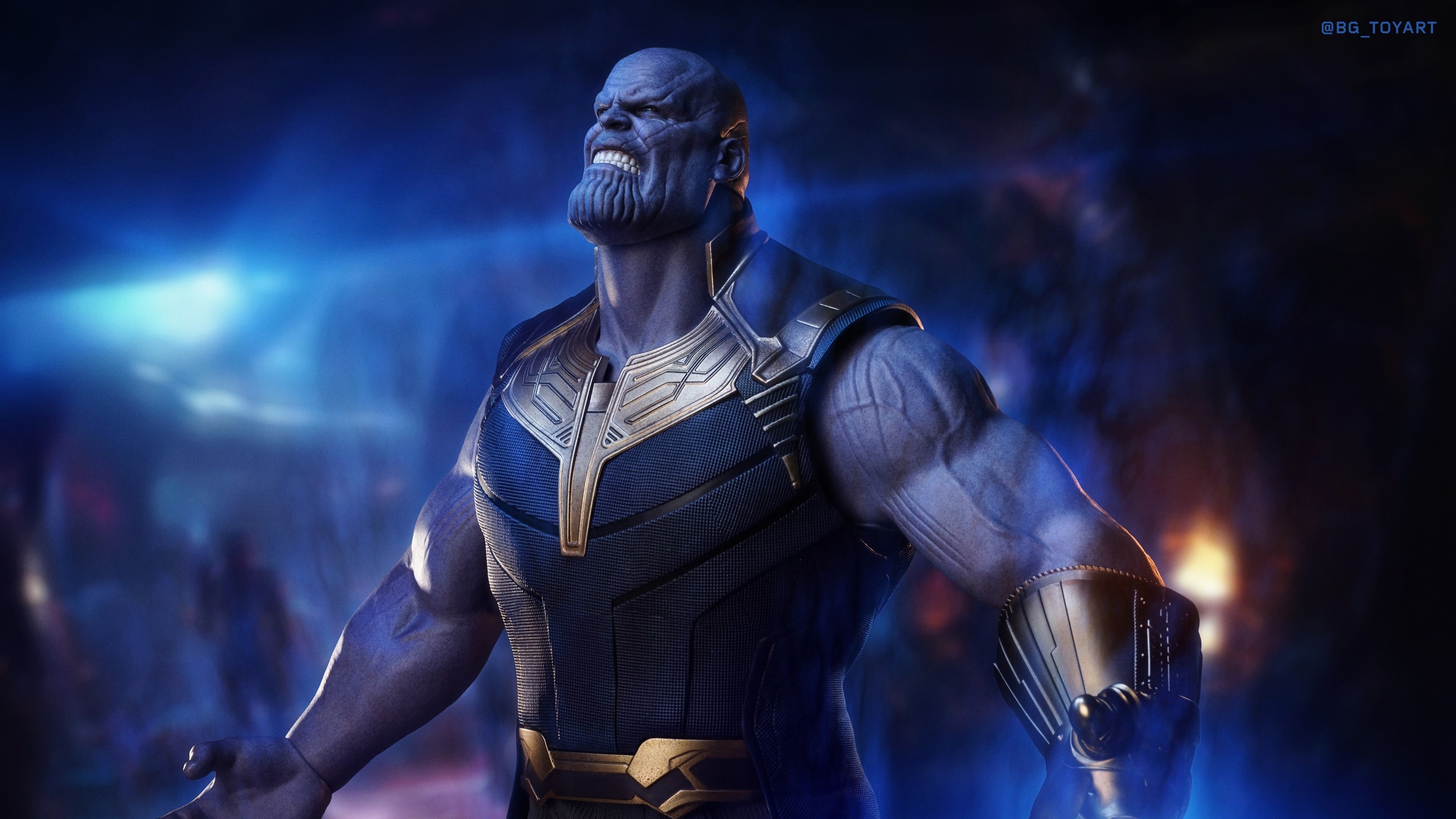4K Thanos from Marvel Cinematic Universe HD Wallpaper