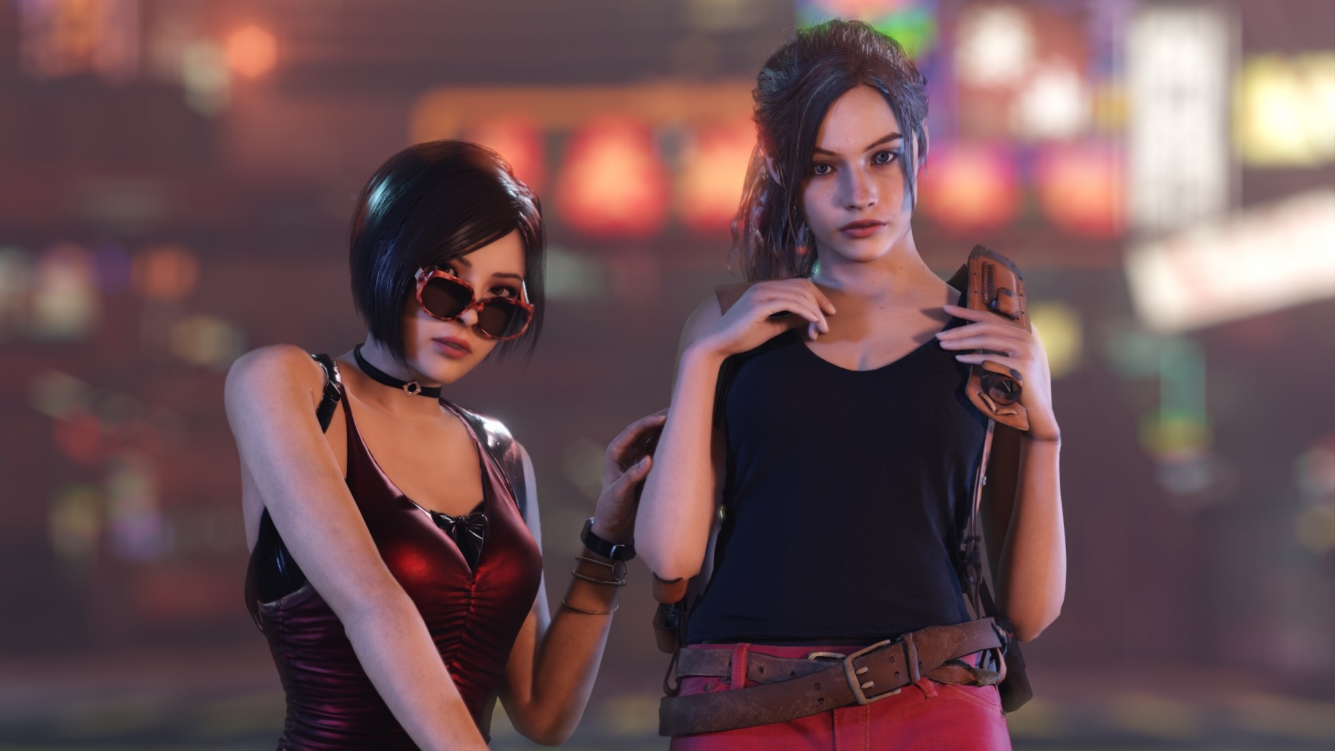 Ada Wong and Claire Redfield from Resident Evil HD Wallpaper