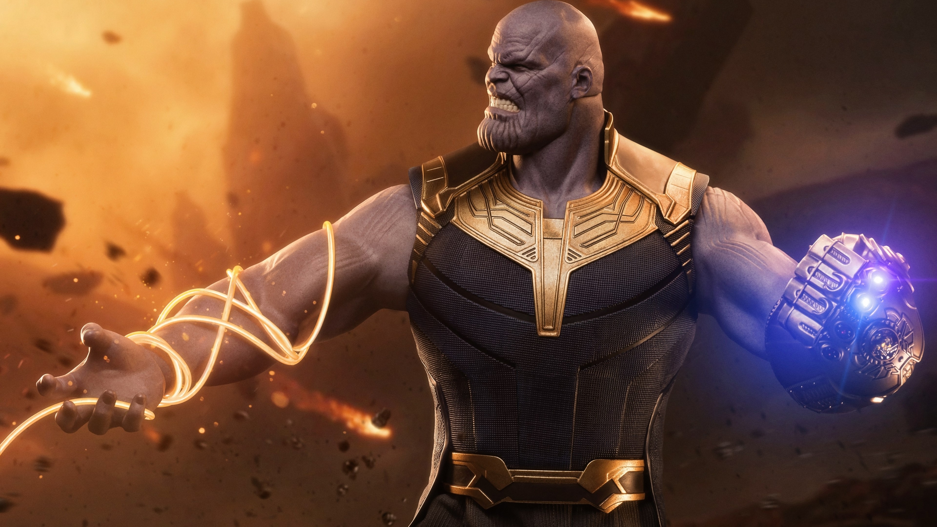 Thanos from Avengers Infinity War HD Wallpaper