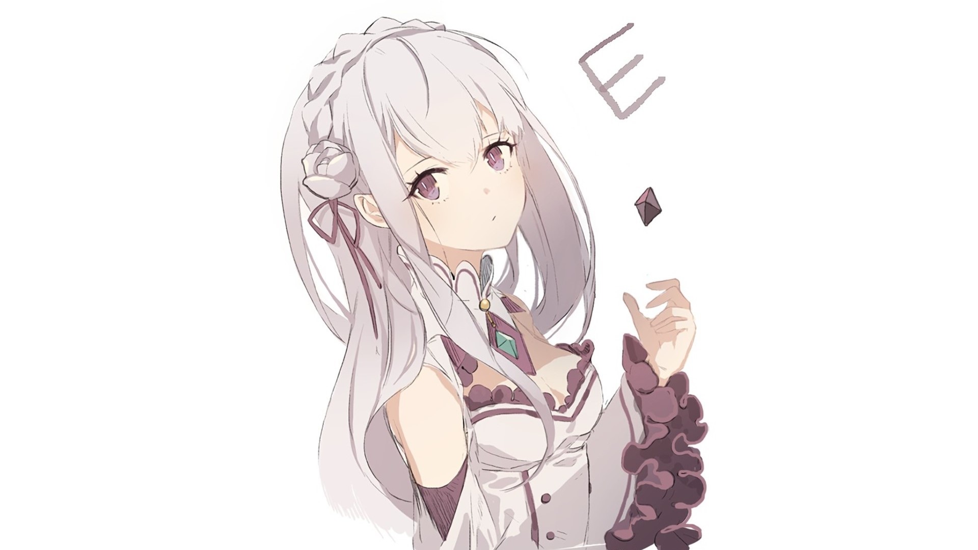 Emilia from Re:Zero HD Wallpaper