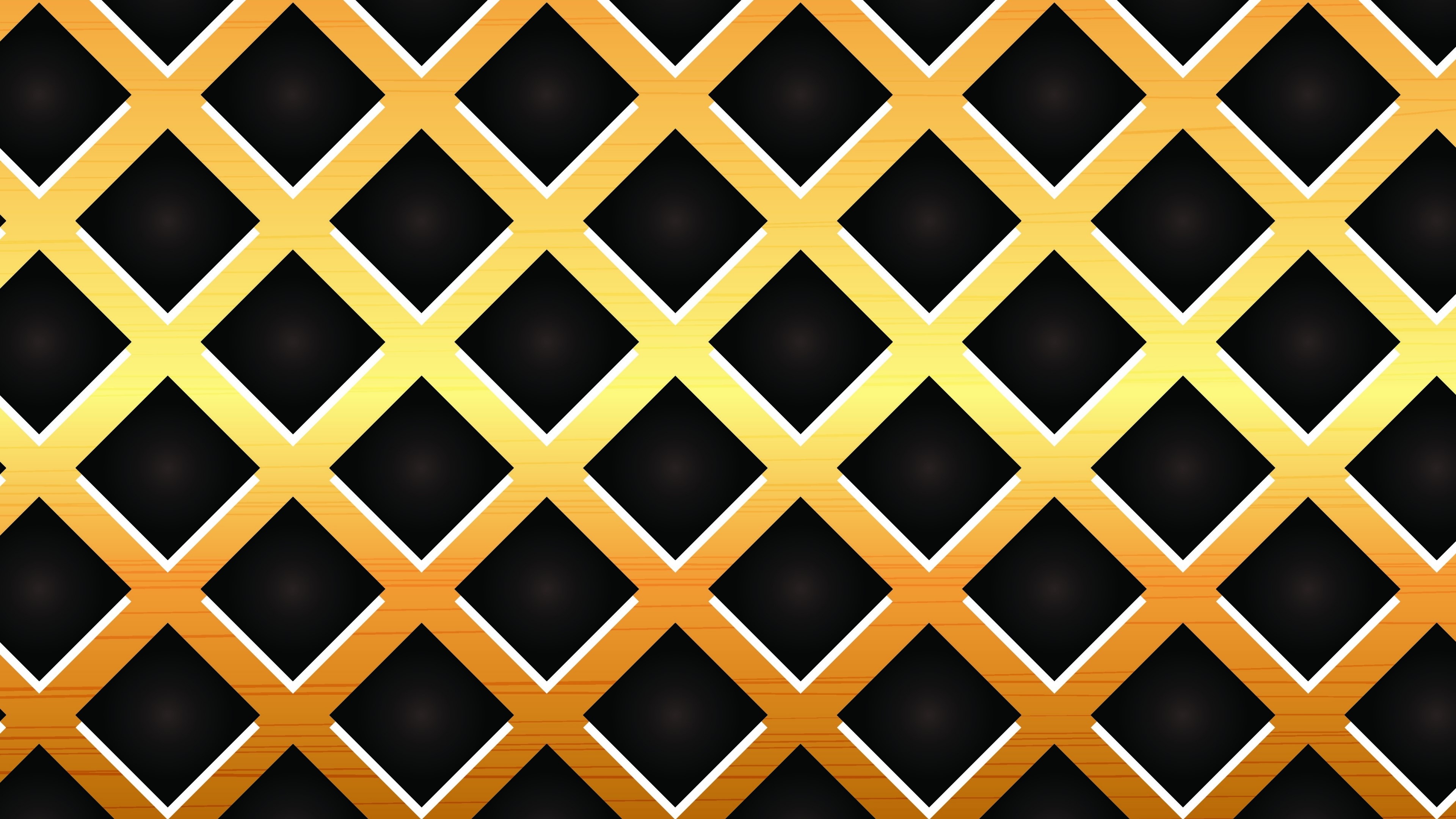Golden diamond grid texture HD Wallpaper