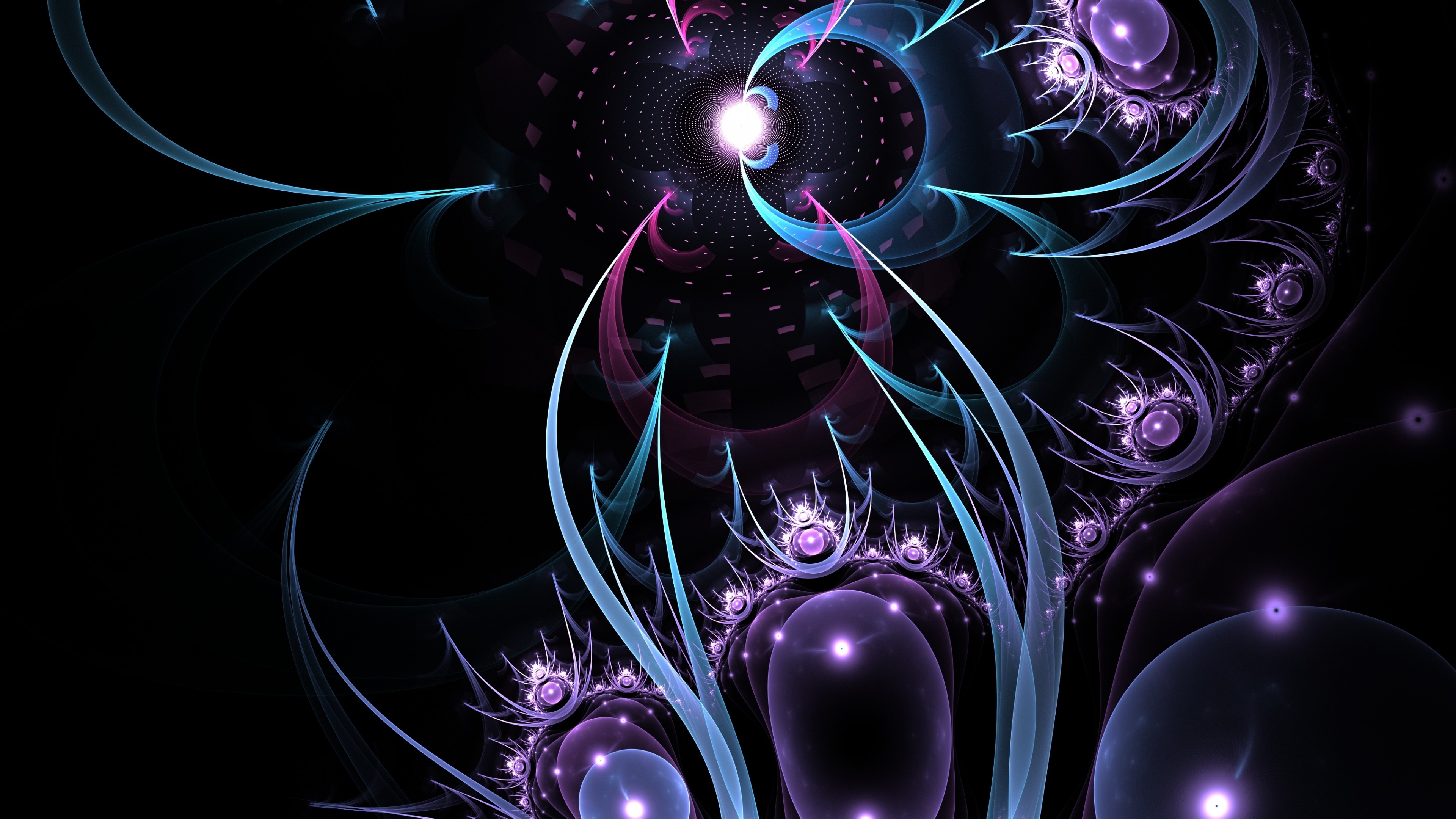 4K Fractal Abstract Art HD Wallpaper