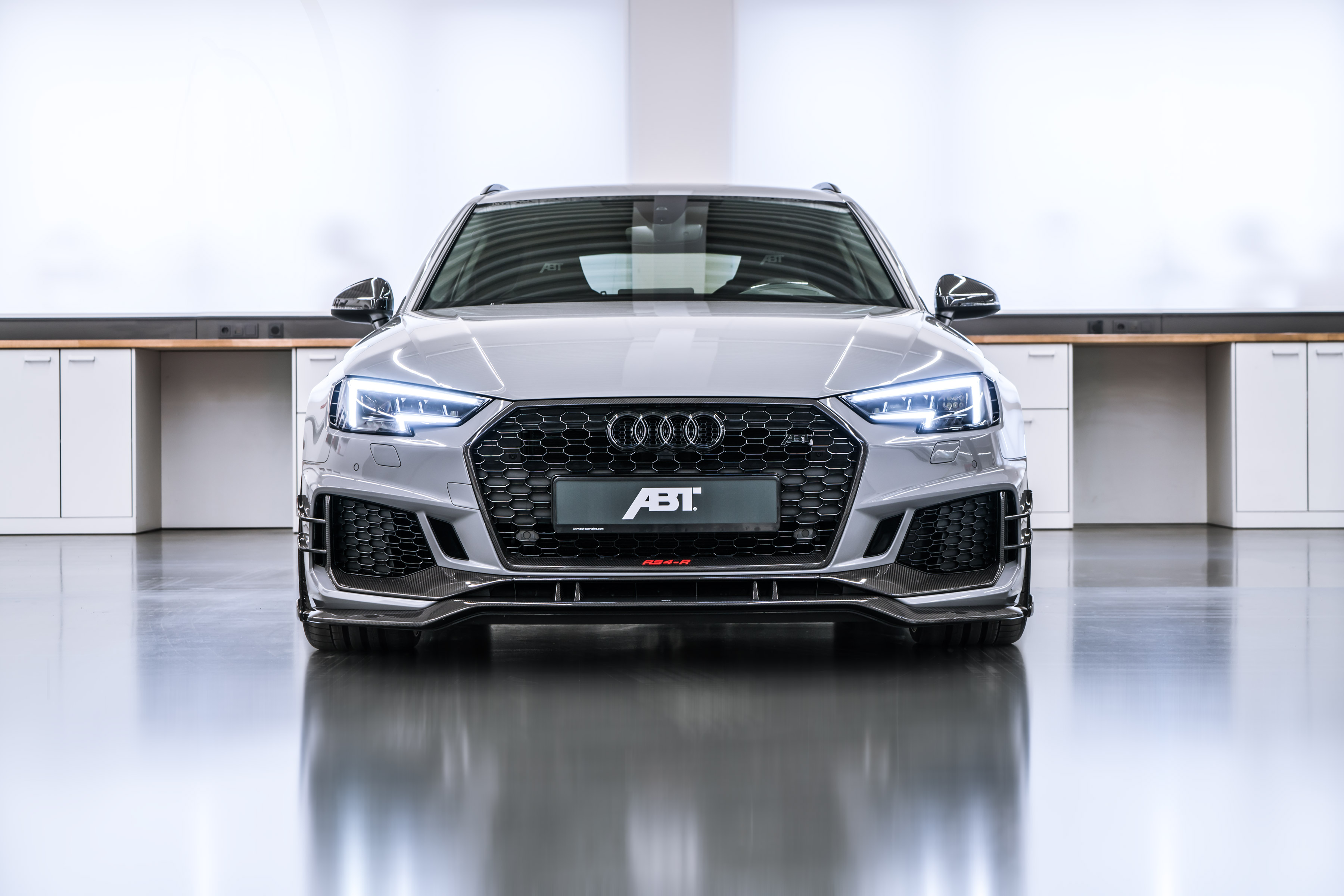 ABT Audi RS 4-R Avant at 2018 Geneva Motor Show HD Wallpaper