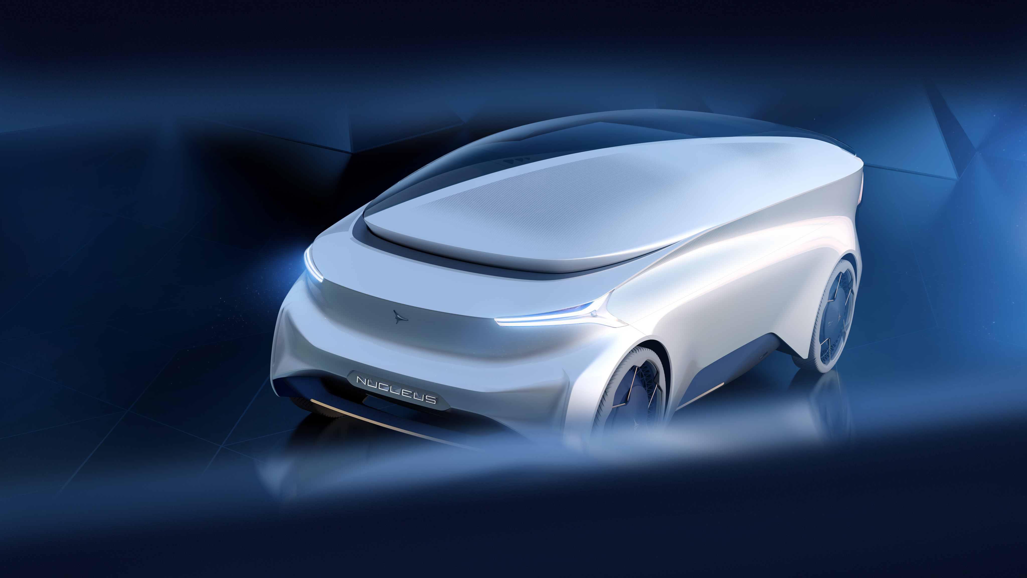 Icona Nucleus autonomous electric car concept HD Wallpaper