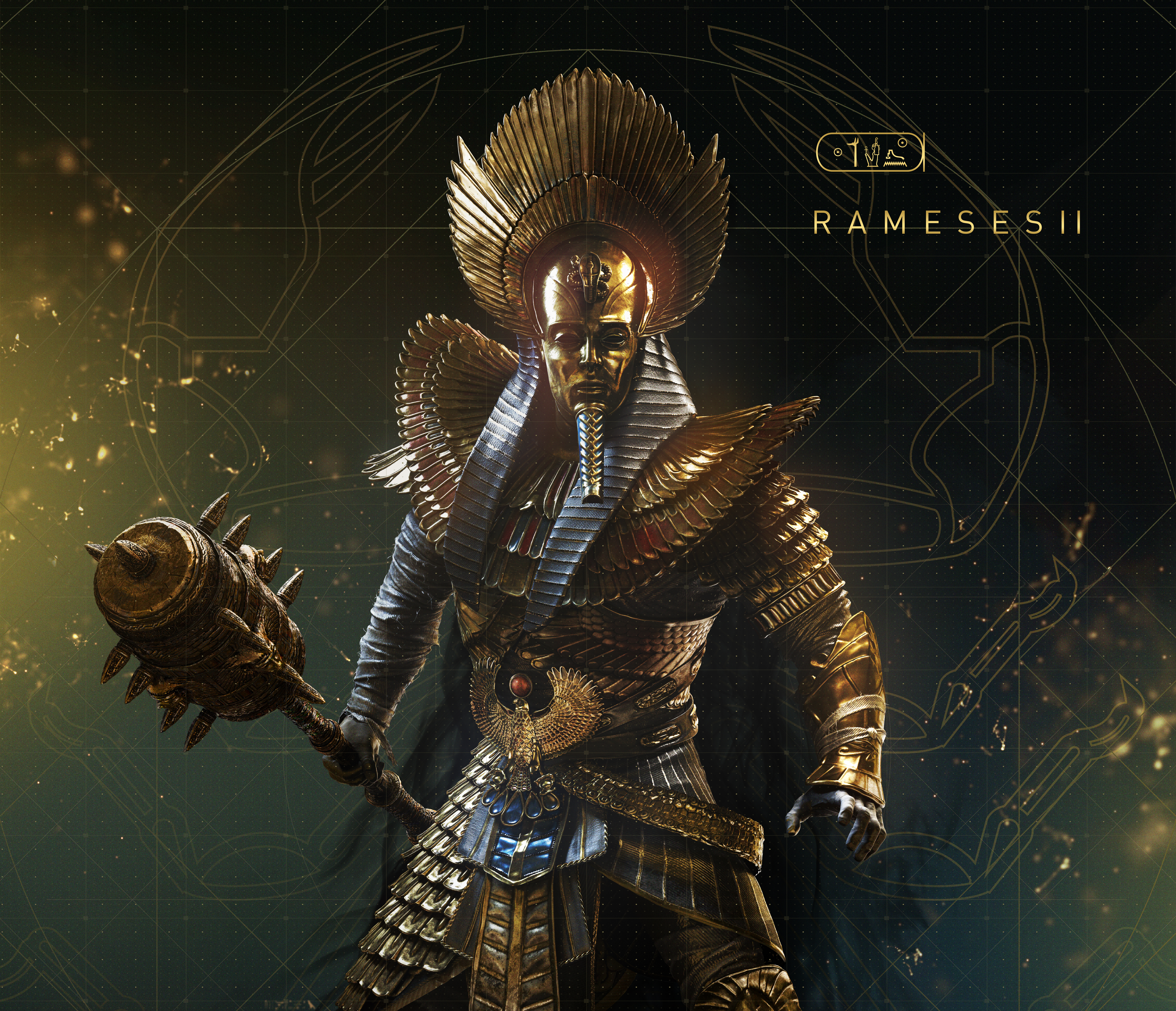 Ramesses II from Assassin's Creed: Origins HD Wallpaper