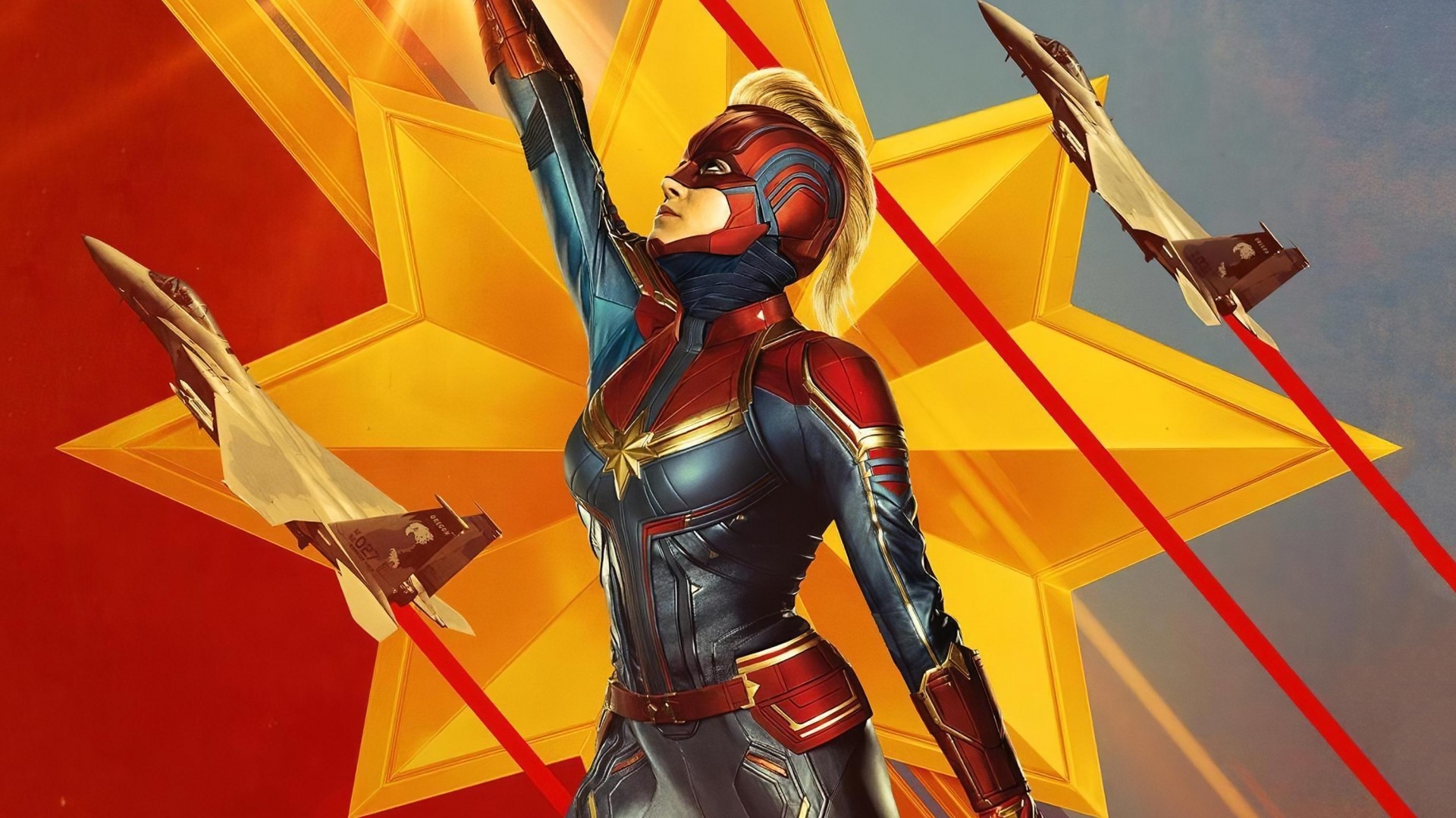 Captain Marvel from Marvel Comics HD Wallpaper