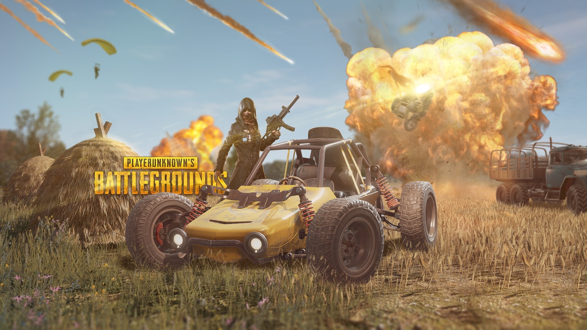 PlayerUnknown's Battlegrounds buggy with explosions HD Wallpaper