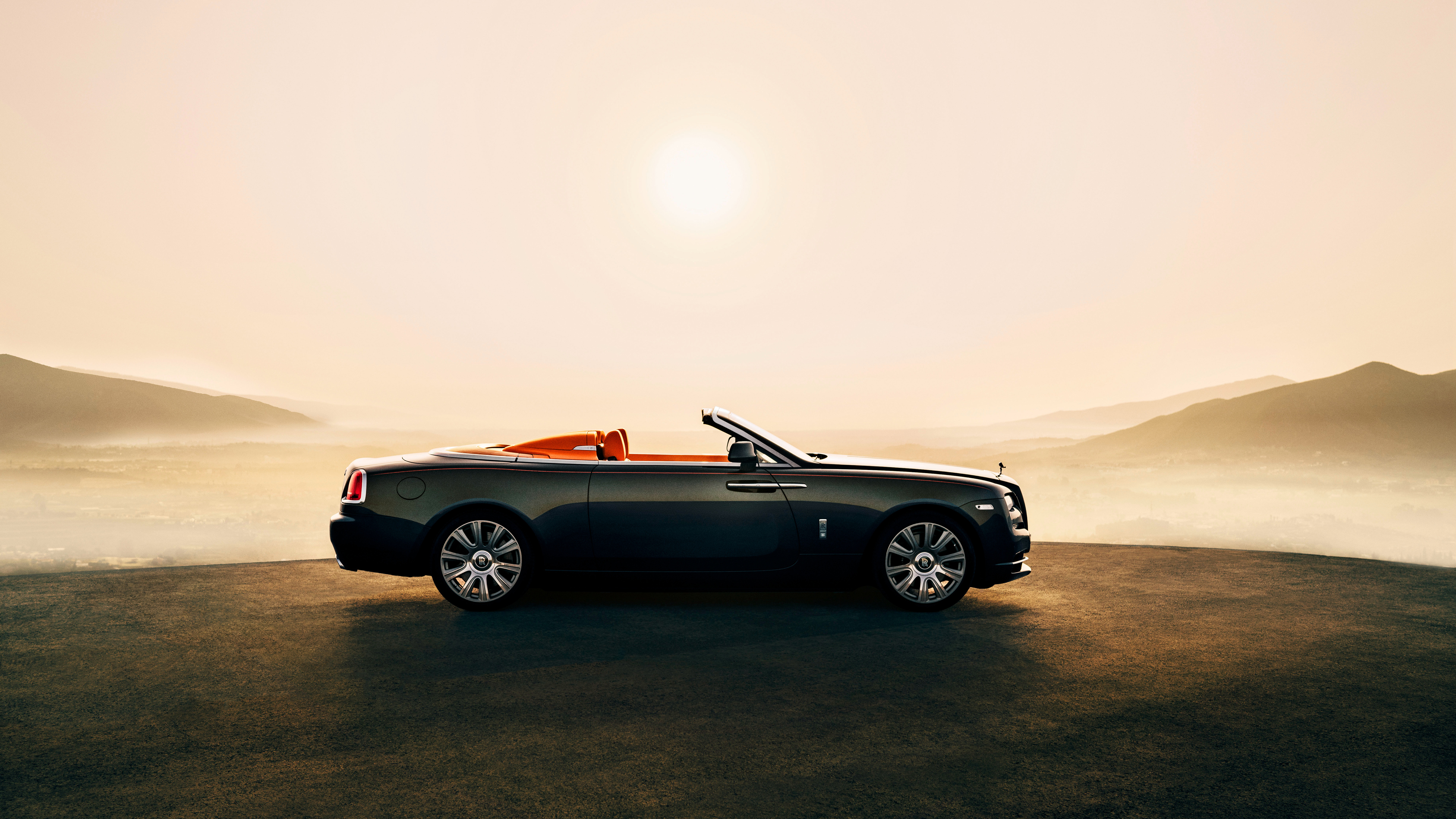 Rolls-Royce Dawn Aero Cowling convertible HD Wallpaper