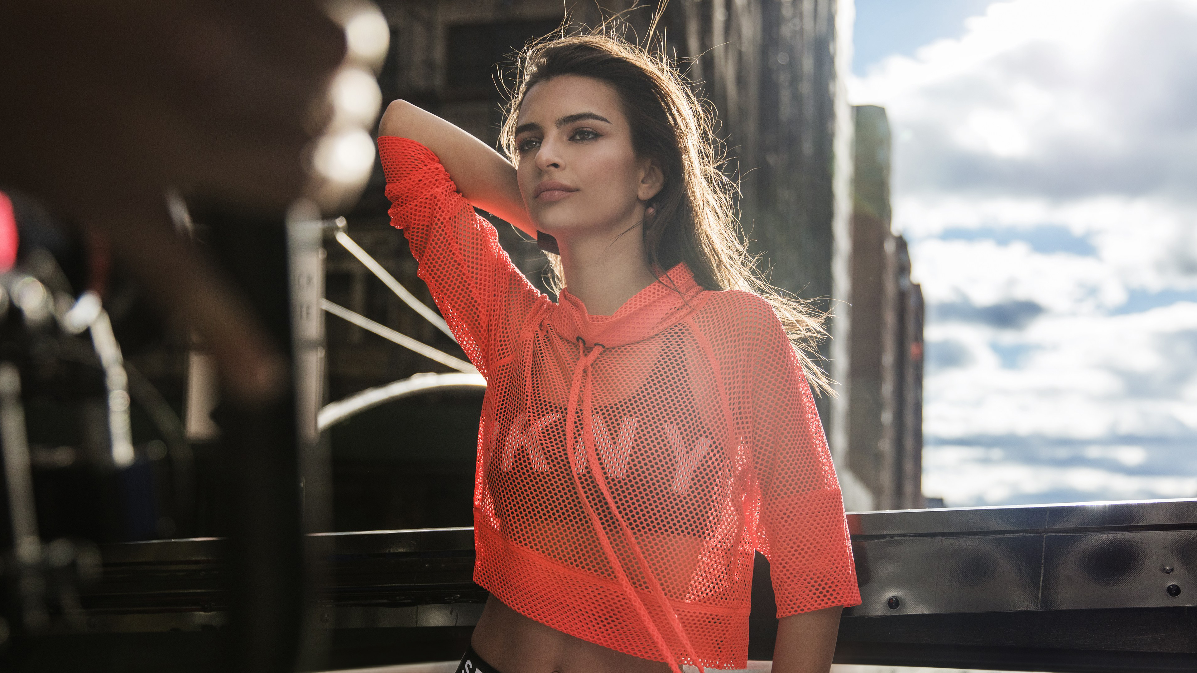 Emily Ratajkowski in DKNY photoshoot HD Wallpaper