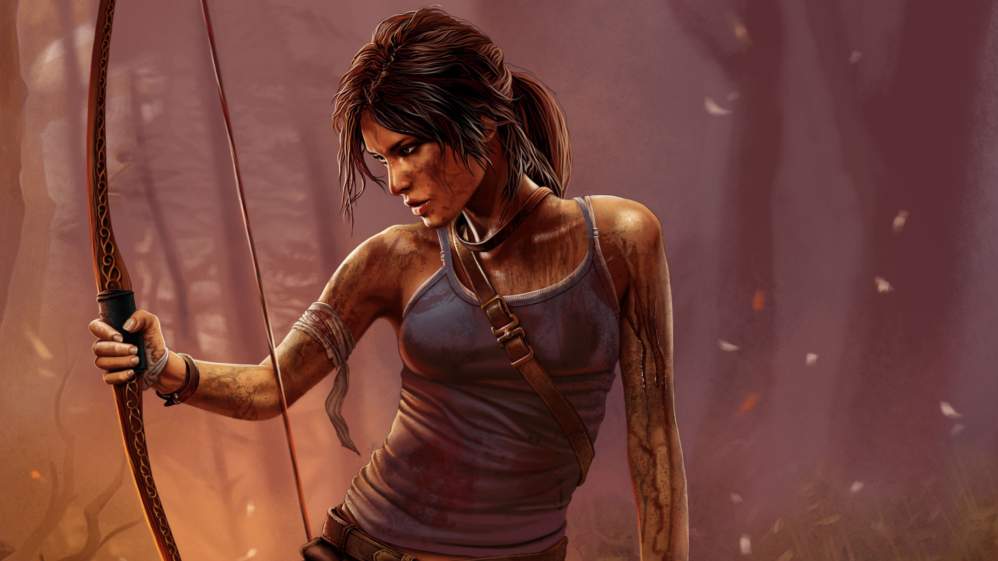 Tomb Raider Lara Croft Art HD Wallpaper