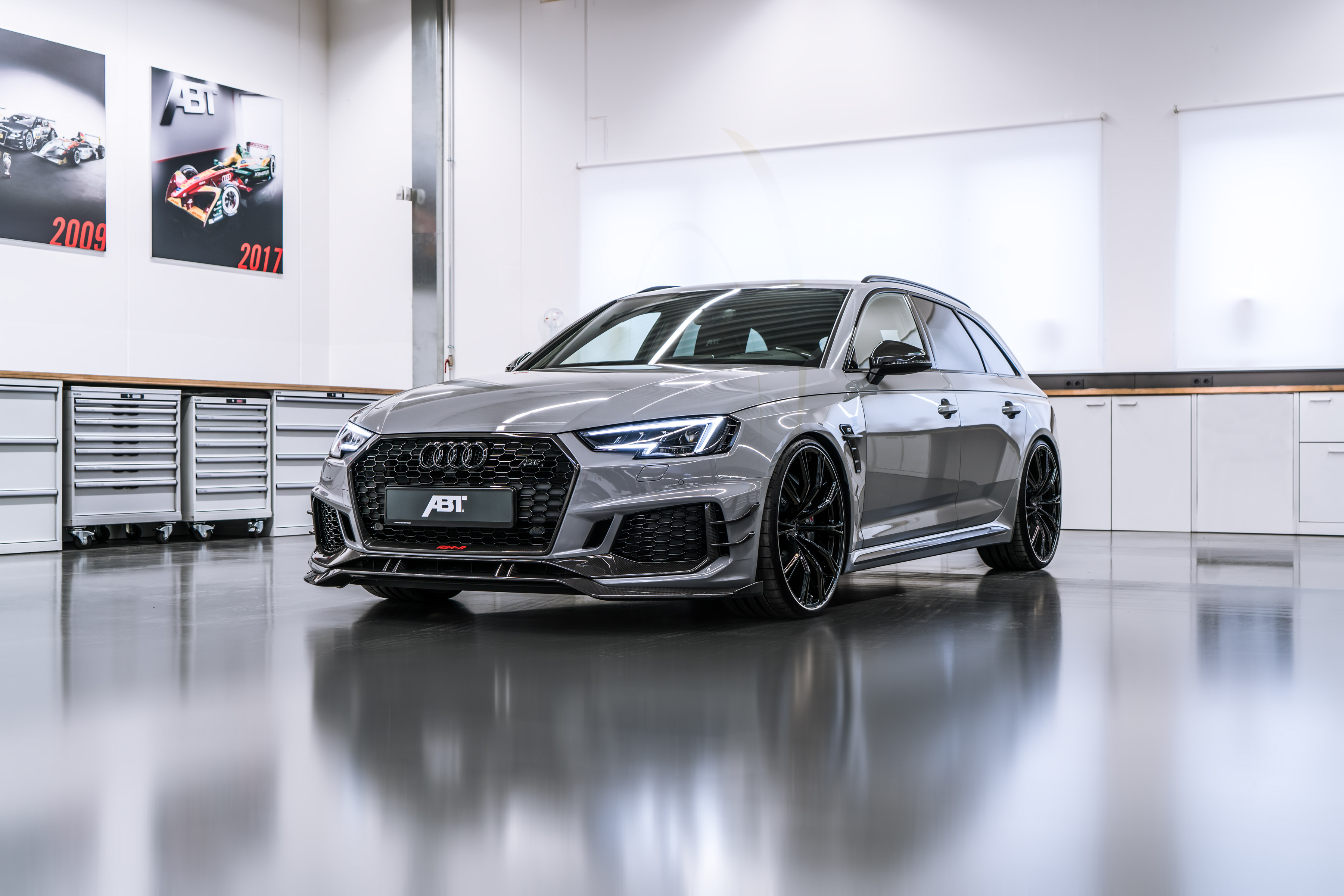 ABT Audi RS 4-R Avant at Geneva Motor Show 2018 HD Wallpaper