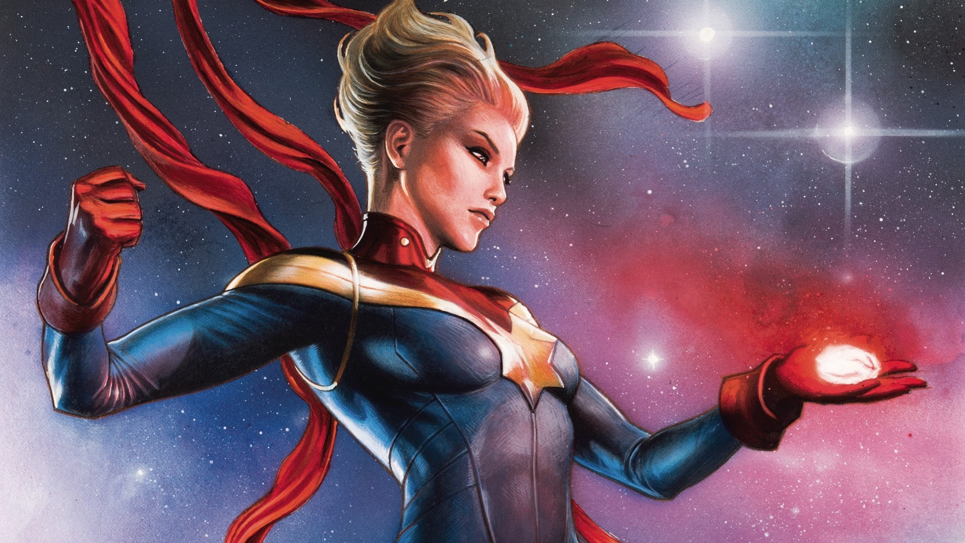 Captain Marvel from Marvel Comics HD Wallpaper