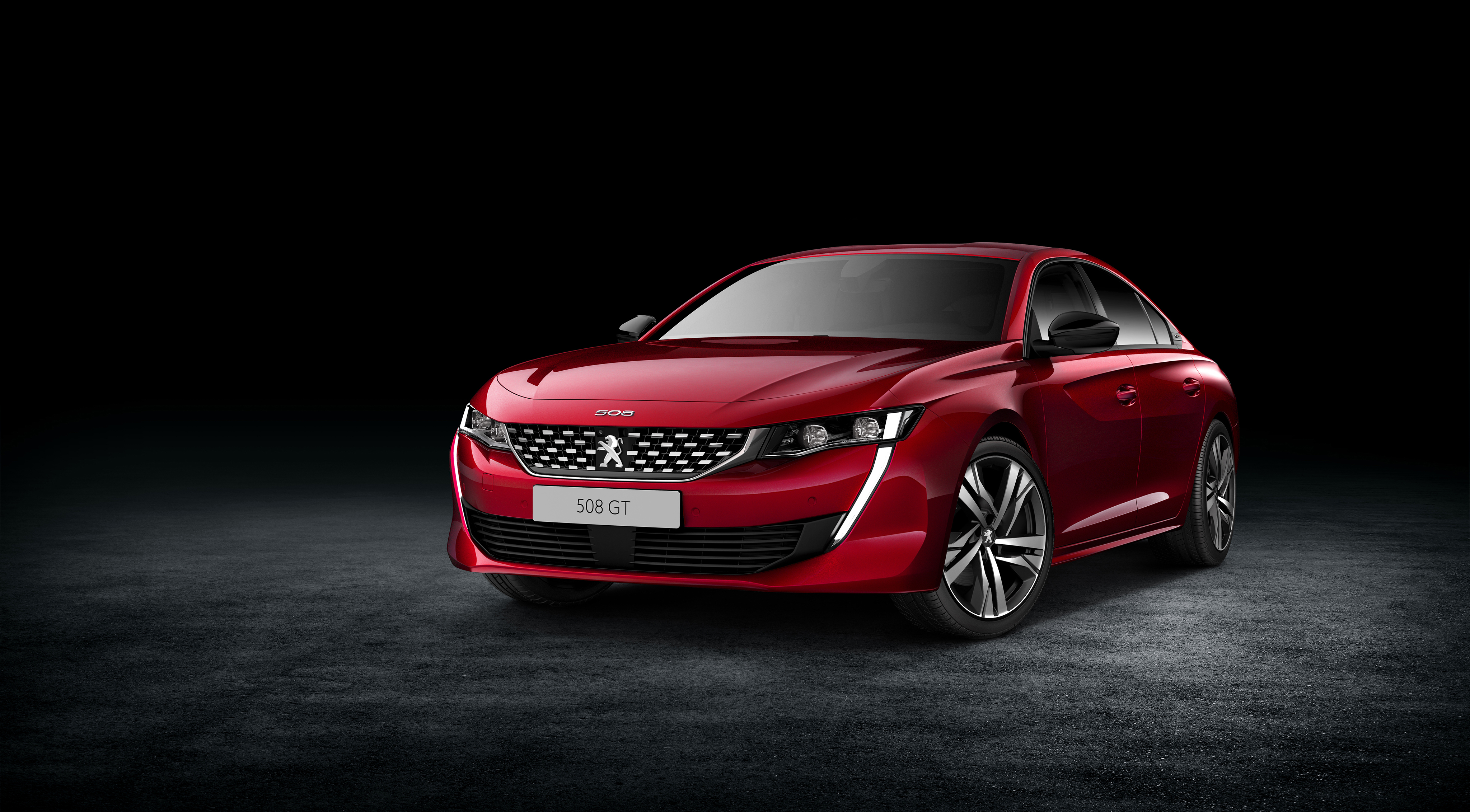 Red Peugeot 508 GT 4K HD Wallpaper