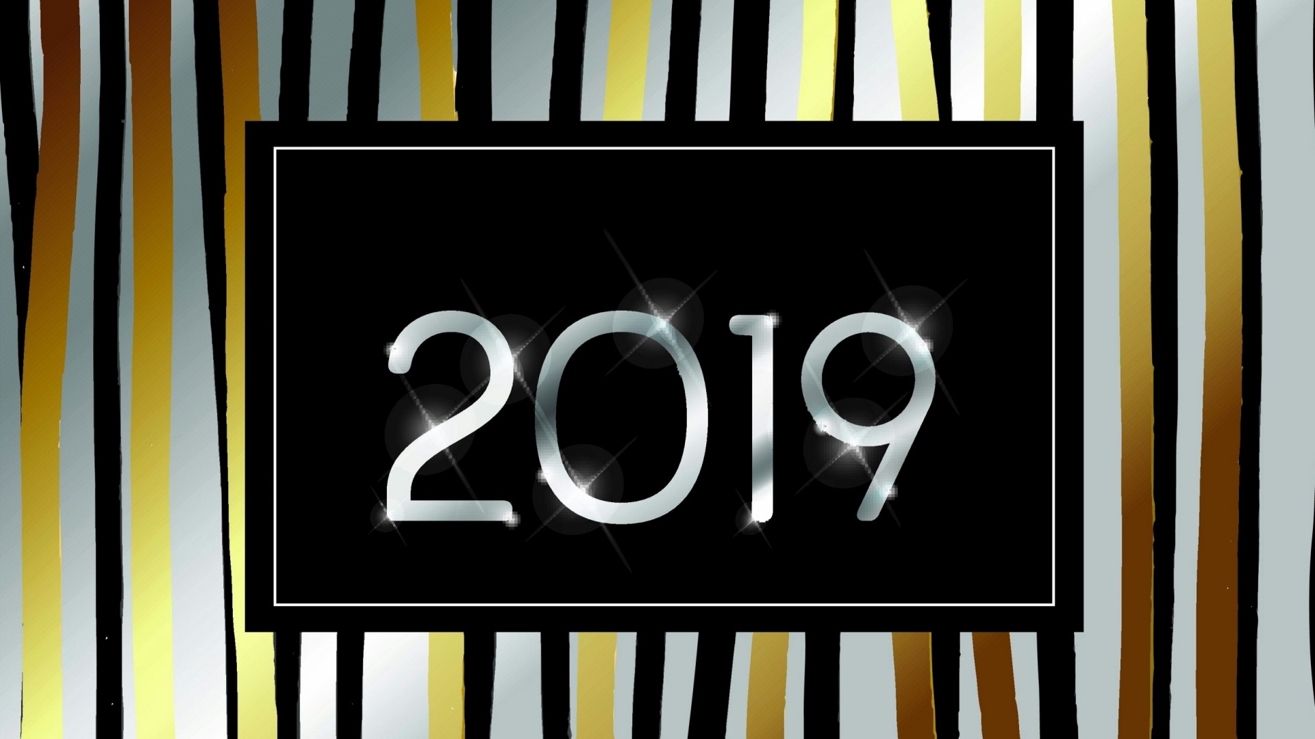 2019 New Year Celebration HD Wallpaper