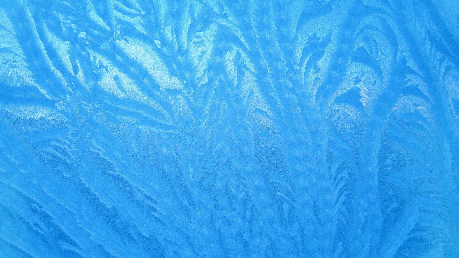 Frosty pattern on blue background HD Wallpaper
