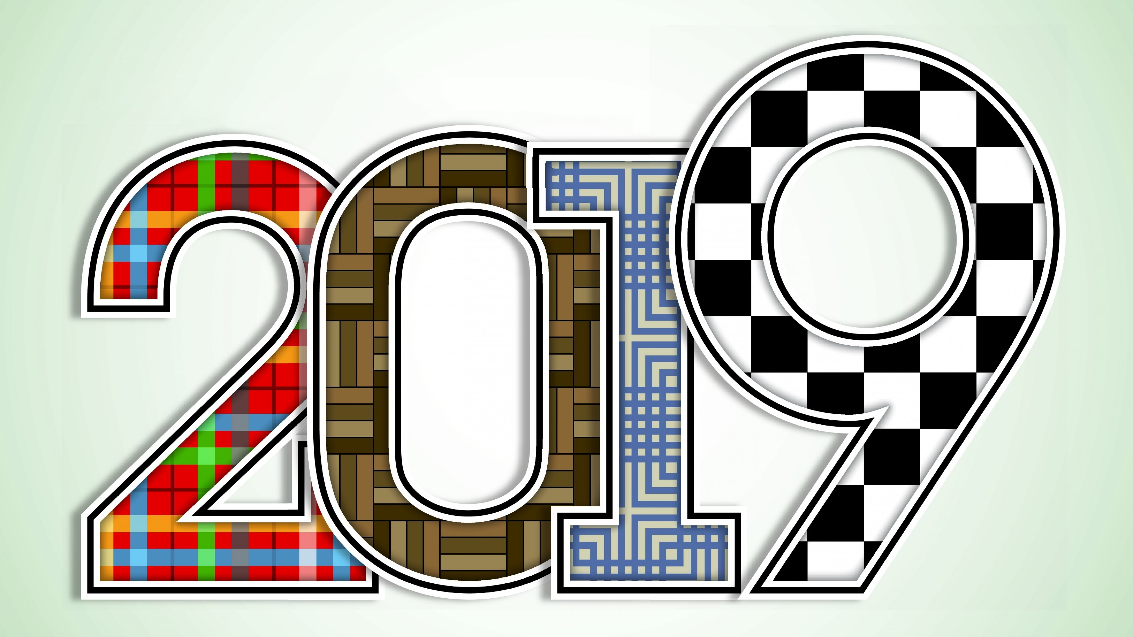 4K New Year 2019 HD Wallpaper
