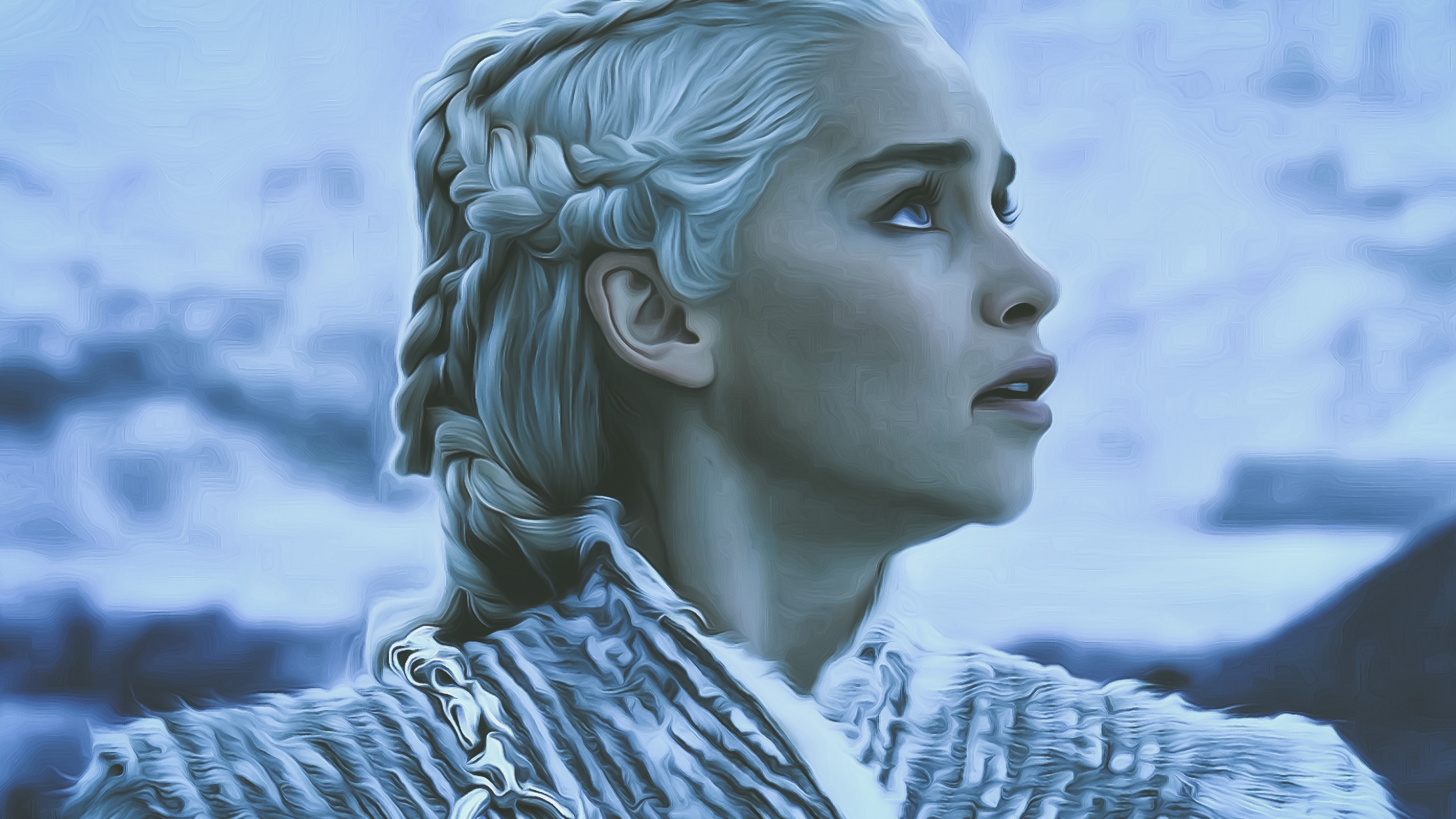 Daenerys Targaryen from Game of Thrones Fan Art HD Wallpaper
