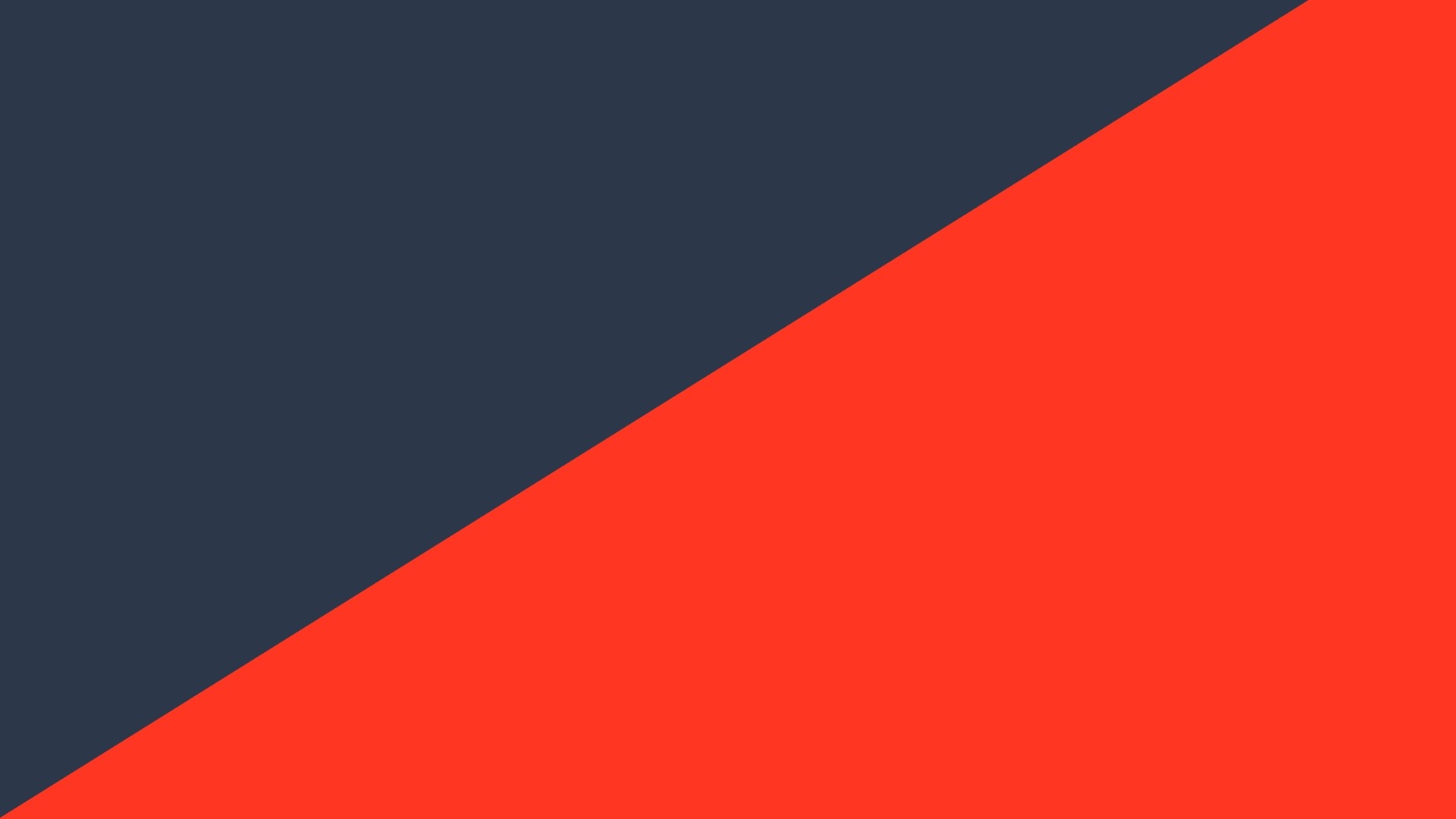 Gray and Orange Diagonal Split HD Wallpaper