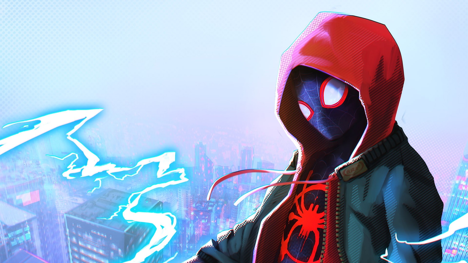 Spider-Man from Spider-Man: Into the Spider-Verse HD Wallpaper