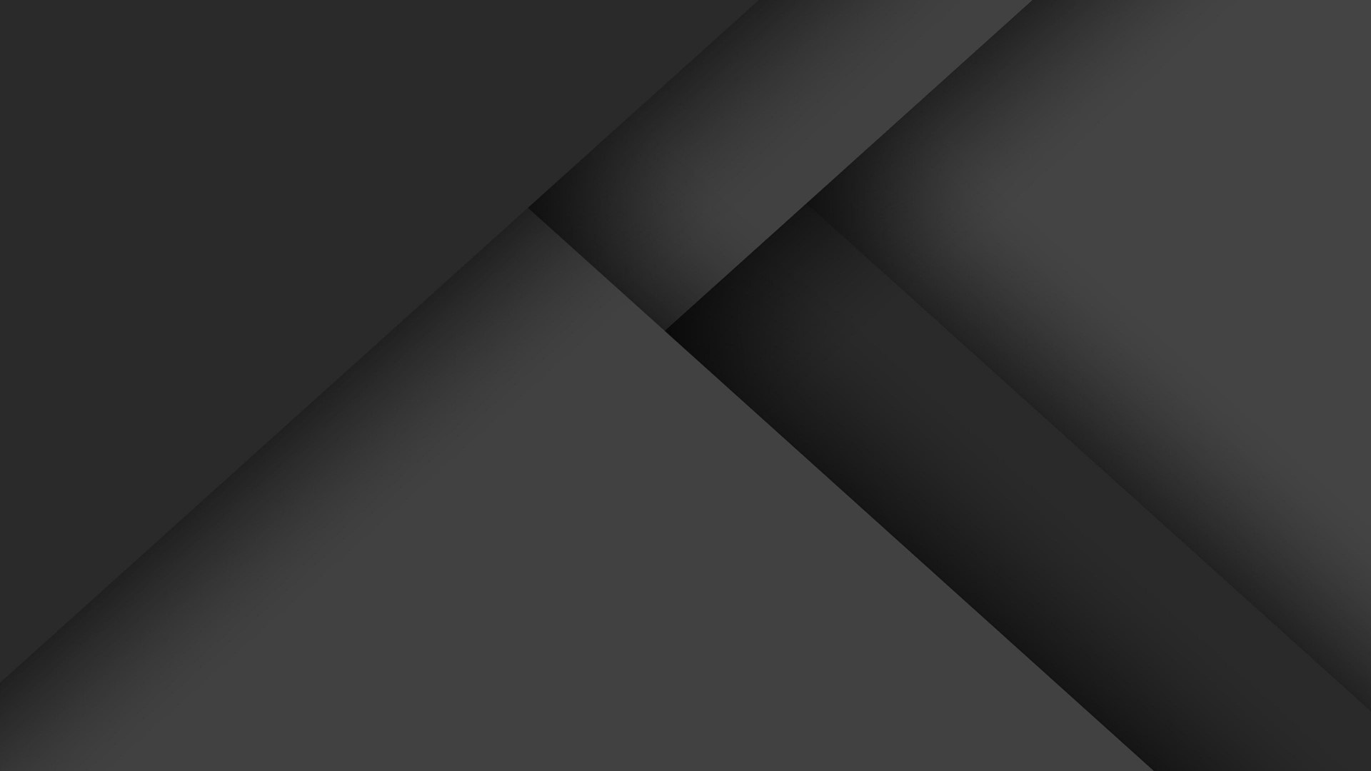 Abstract dark gray geometric shapes with shadows HD Wallpaper