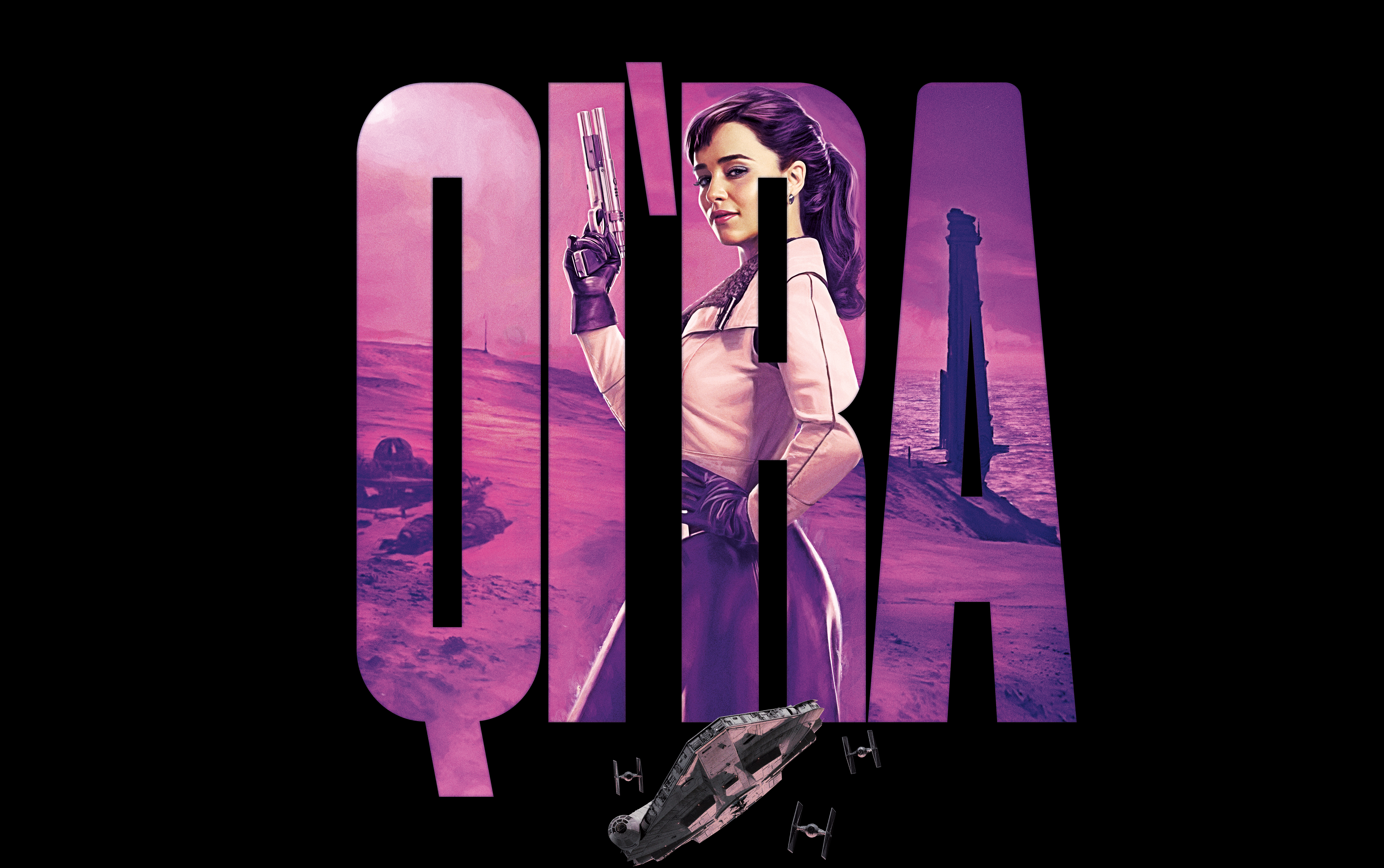 Qi'ra from Solo: A Star Wars Story 4K HD Wallpaper